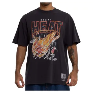 Herren NBA Miami Heat Feuer und Blitz T-Shirt
