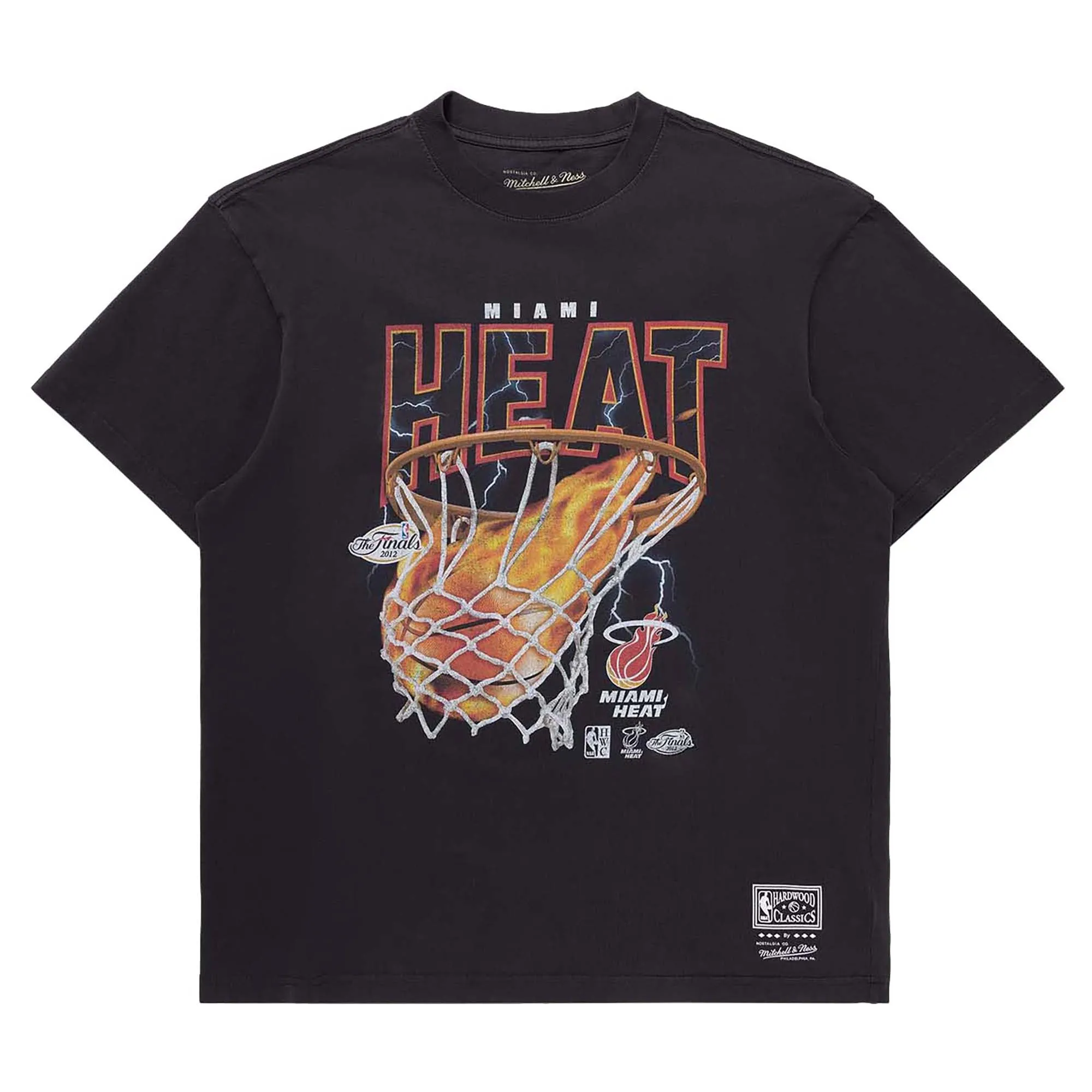 Herren NBA Miami Heat Feuer und Blitz T-Shirt