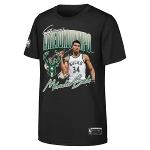 Herren NBA Milwaukee Bucks Giannis Antetokounmpo Jones T-Shirt