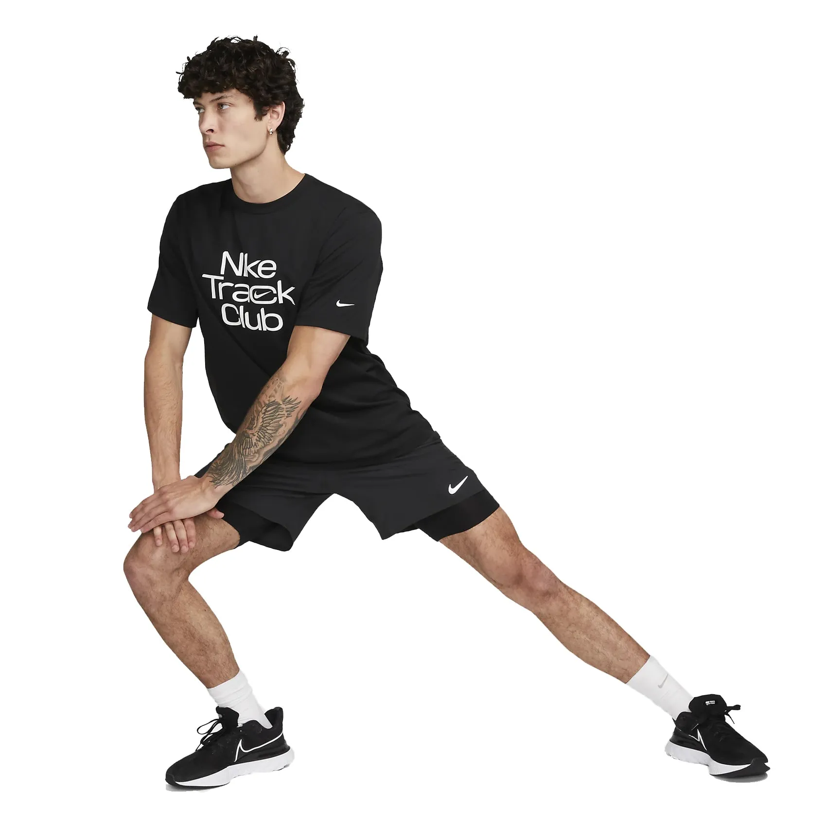 Nike Track Club Dri-FIT Laufshirt mit kurzen Ärmeln für Herren