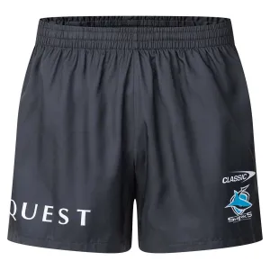 Herren NRL Cronulla-Sutherland Sharks 2025 Performance Gym Shorts