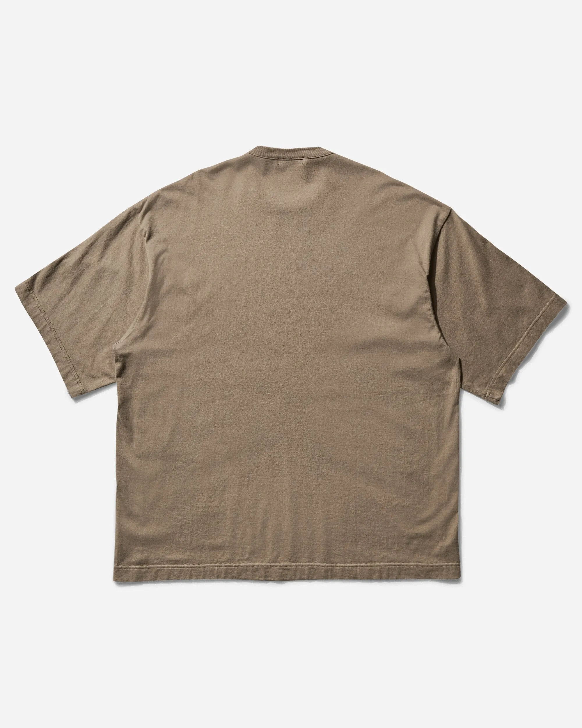 Herren Robert Bosisio Übergroßes T-Shirt Grau Beige