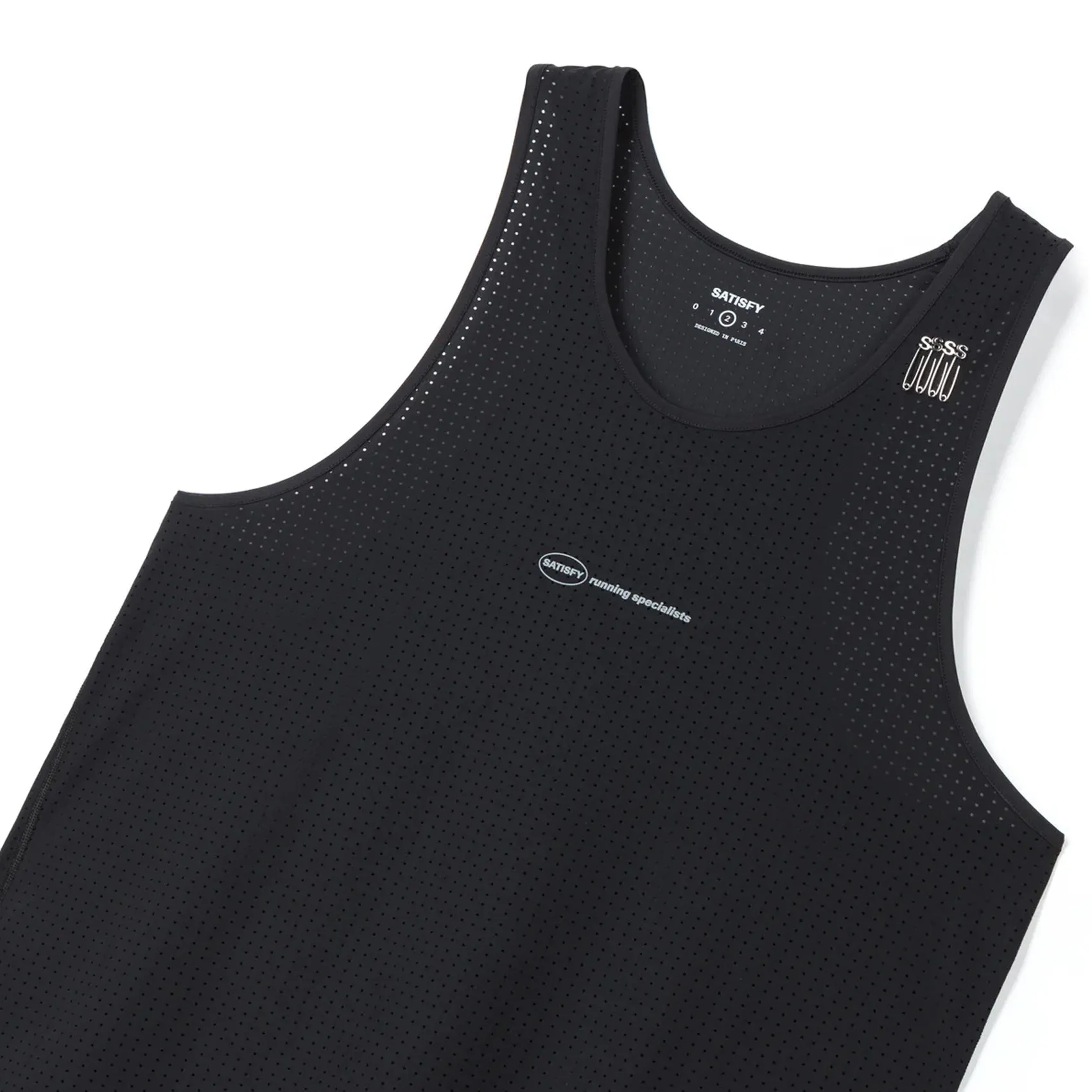 Mens Satisfy Space-O Laufshirt