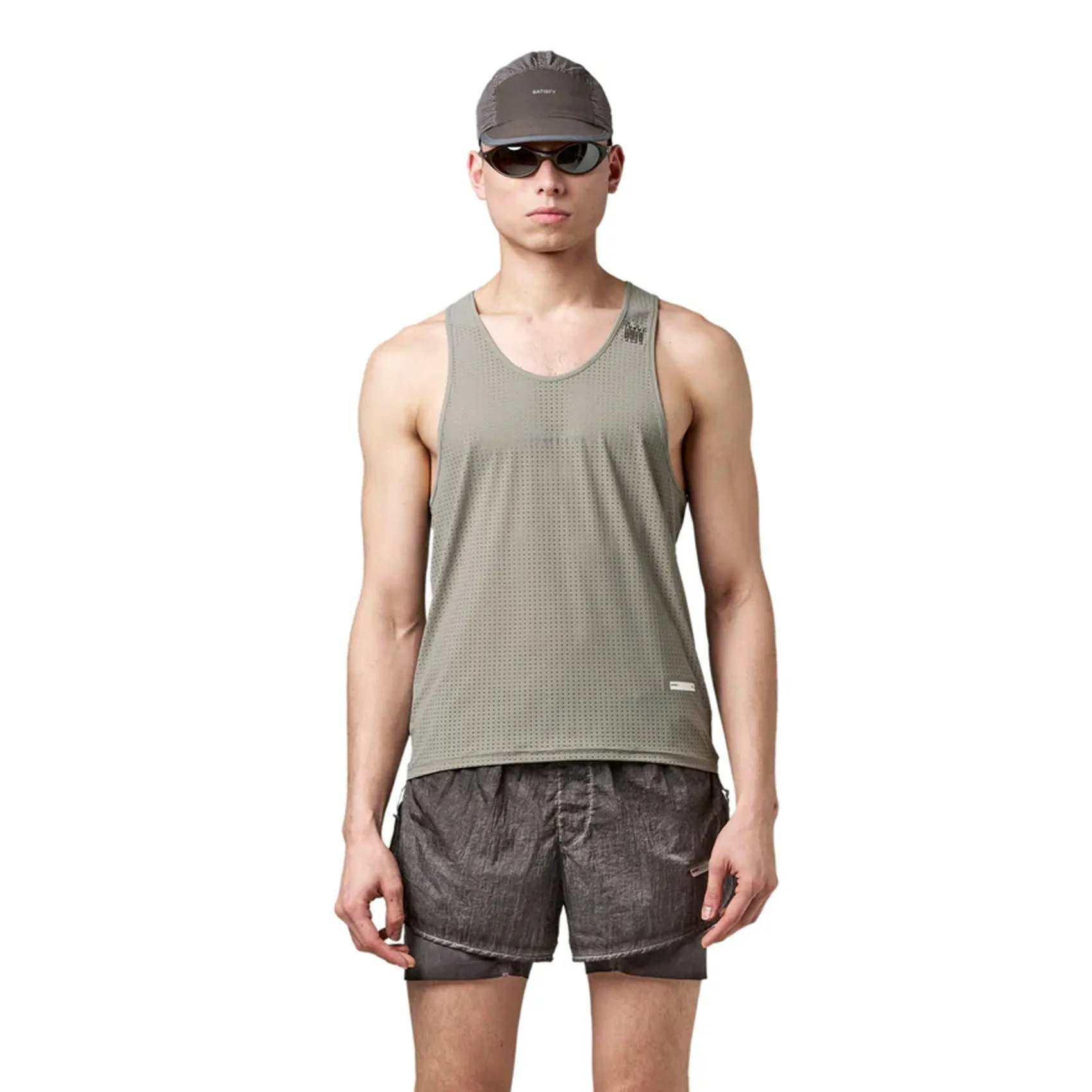 Mens Satisfy Space-O Laufshirt