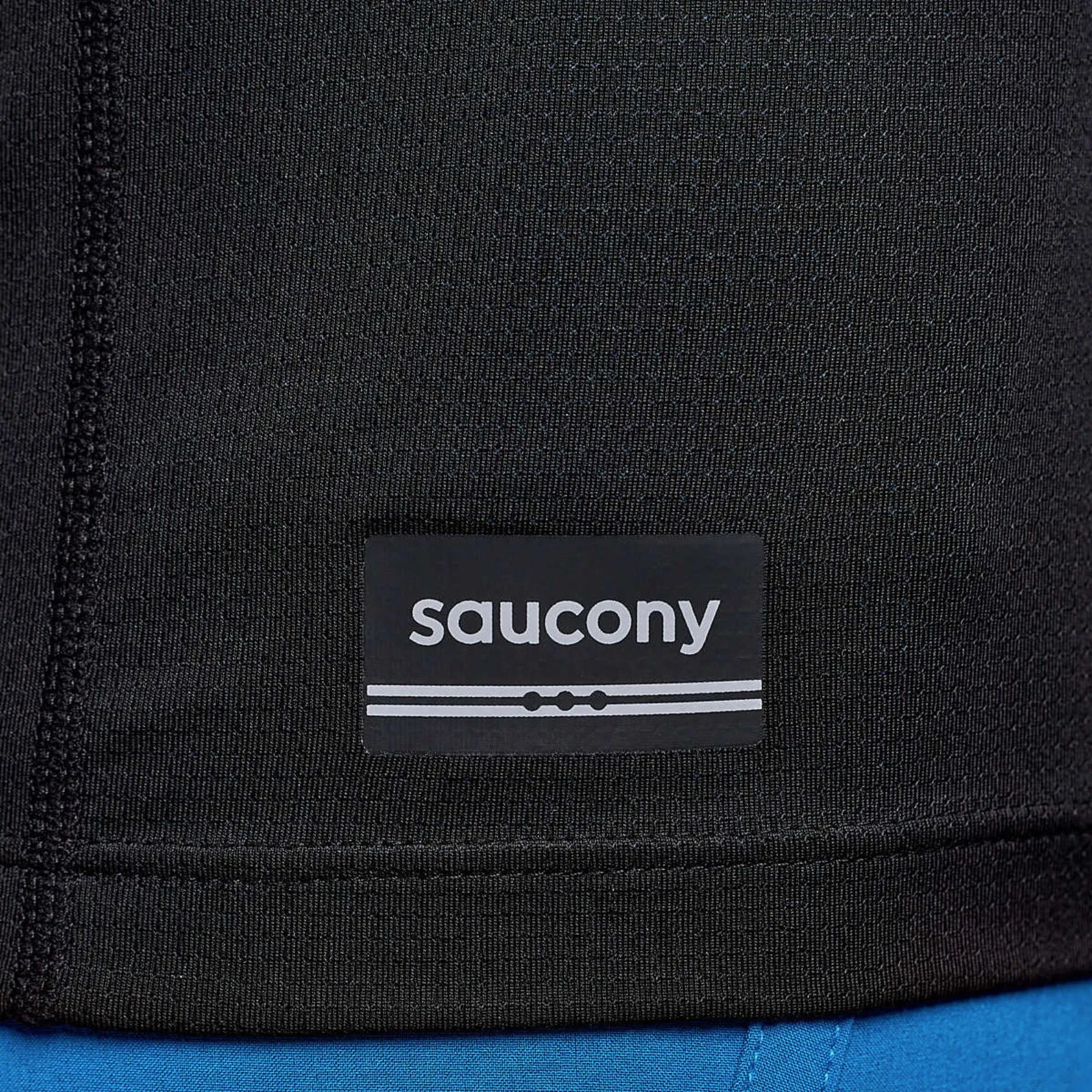 Herren Saucony Stoppuhr Kurzarm T-Shirt