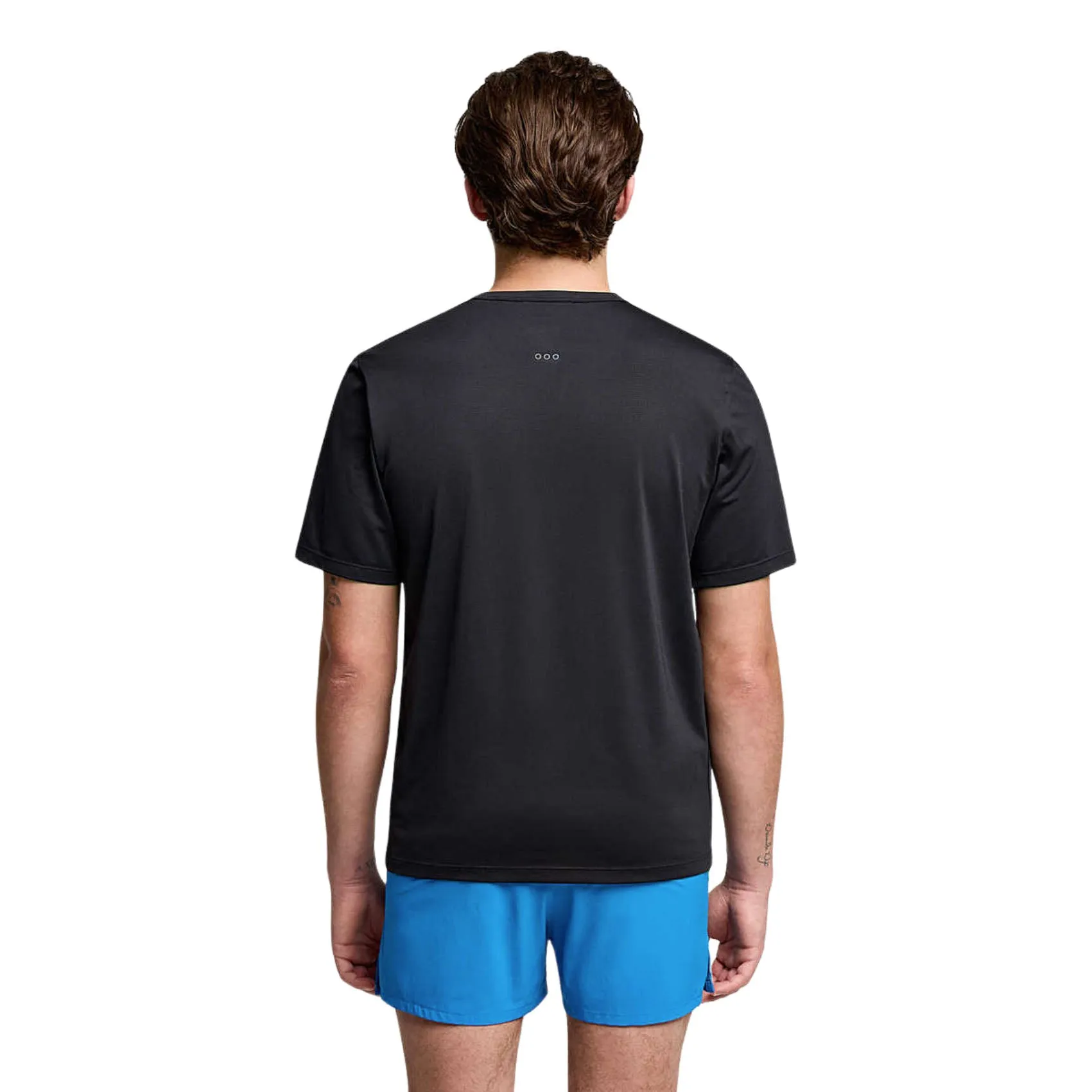 Herren Saucony Stoppuhr Kurzarm T-Shirt