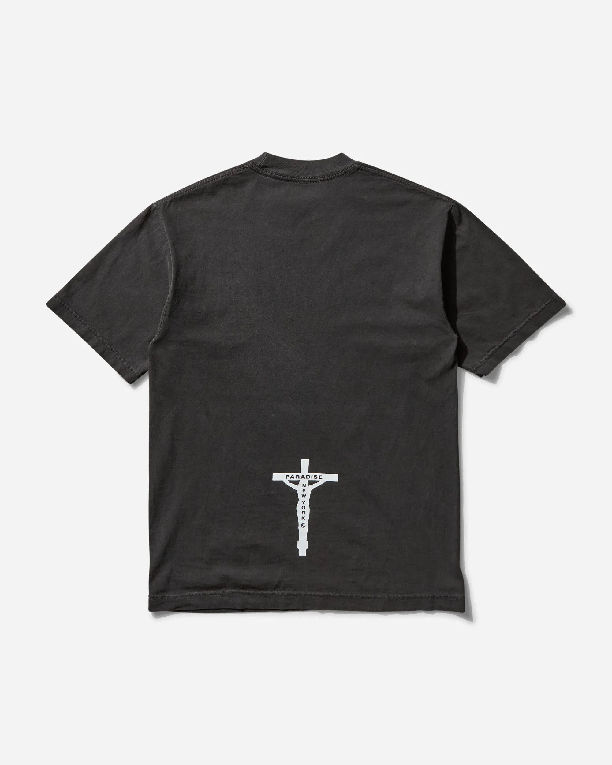 Herren Smiley Jesus T-Shirt Schwarz