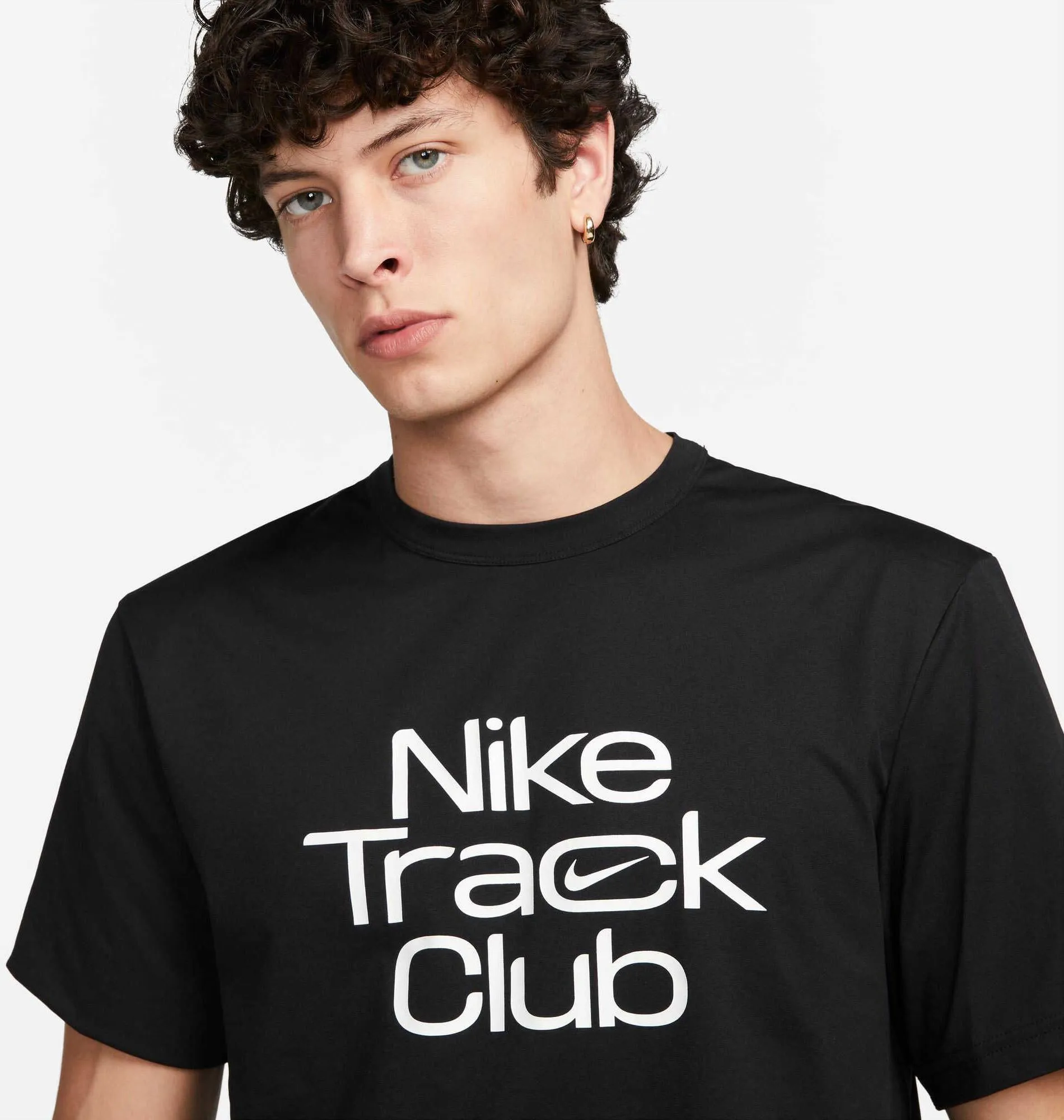 Herren Track Club Kurzarmoberteil