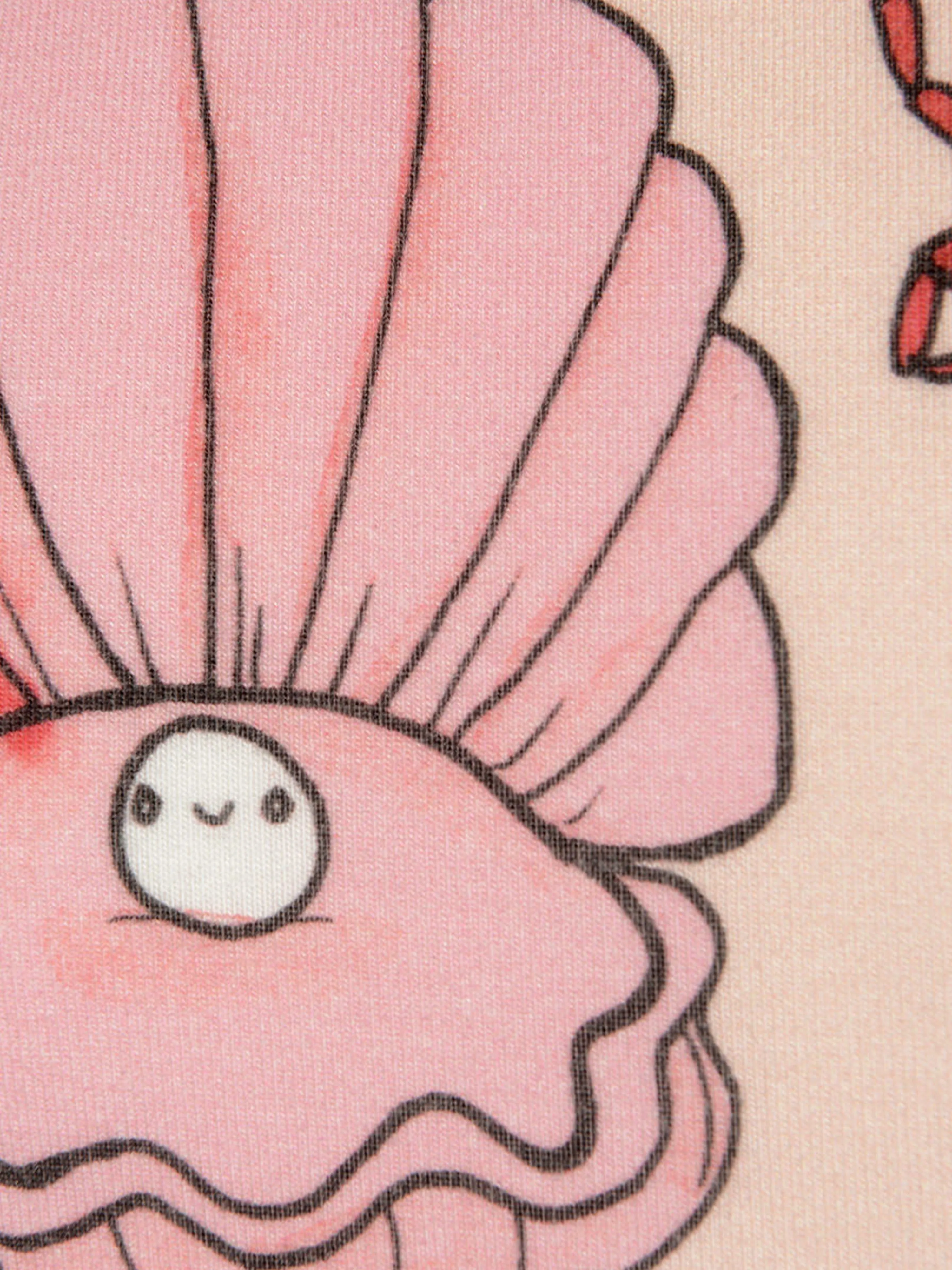 Mini Rodini Mädchen Baumwoll T-Shirt mit Delfin-Print