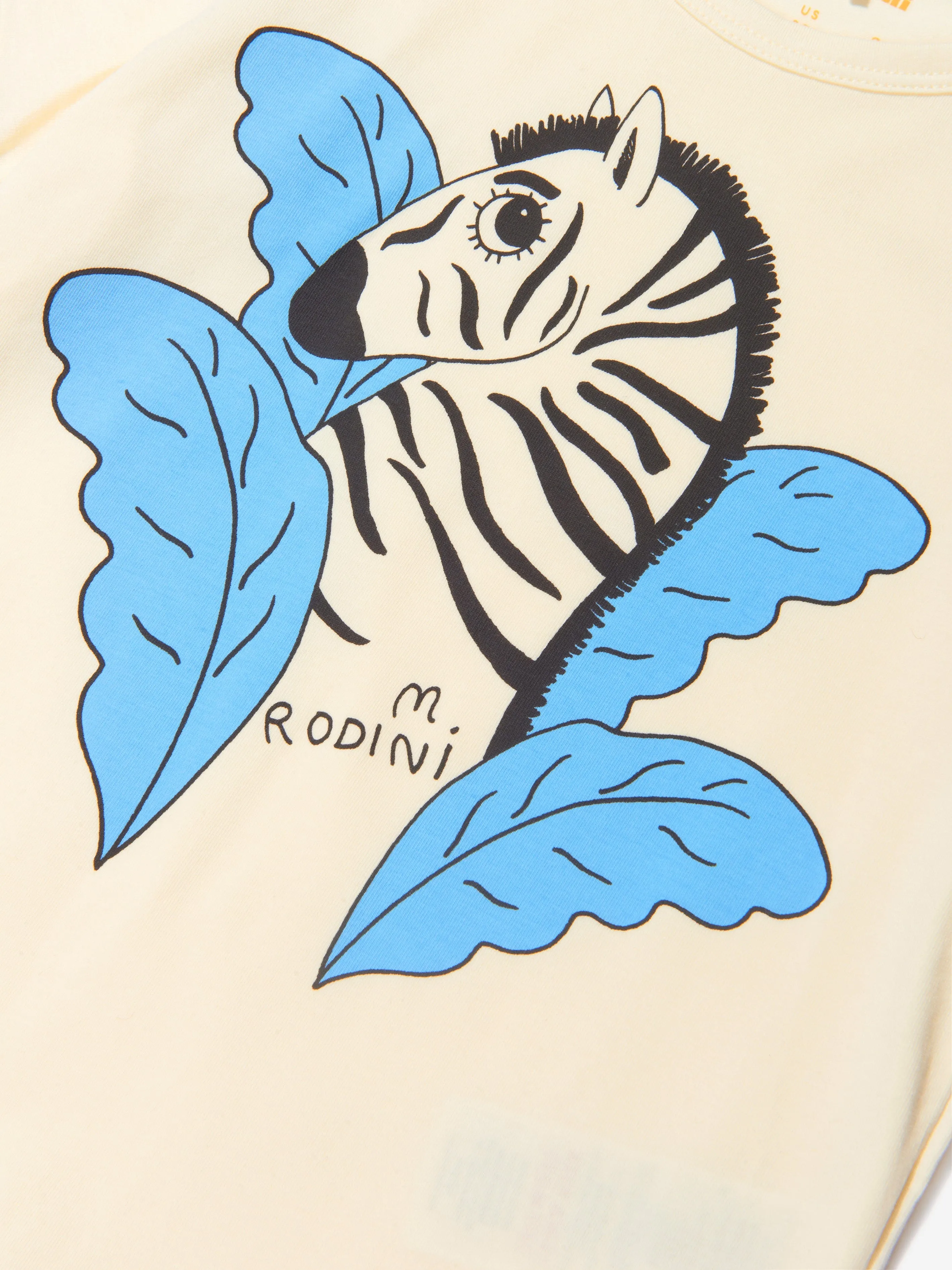 Mini Rodini Mädchen Bio-Baumwolle Zebra T-Shirt