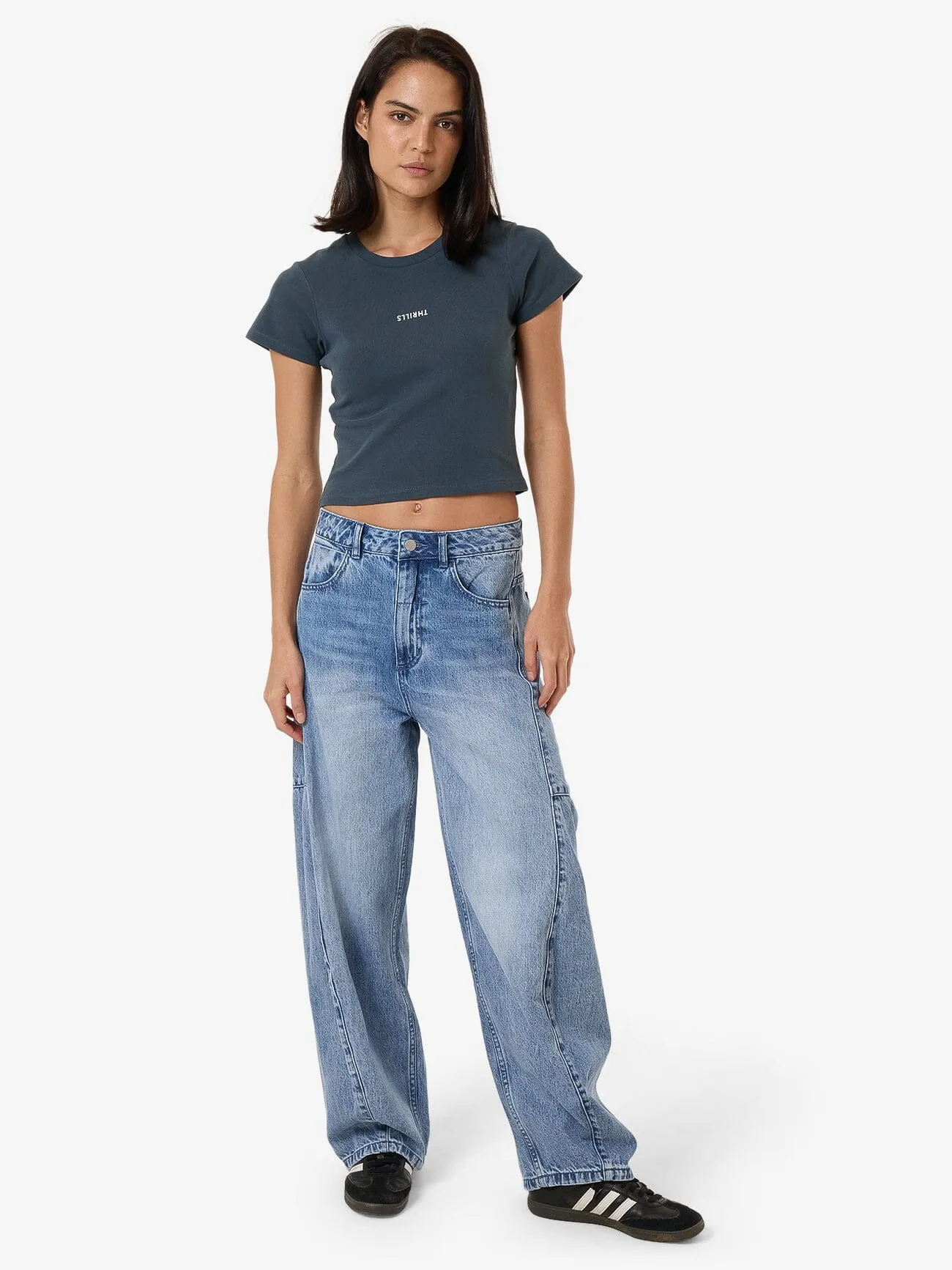 Minimal Thrills Mini T-Shirt - Dunkelschiefer