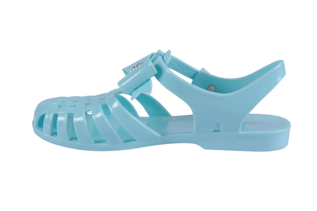 Minzgrüne Flache Schuhe