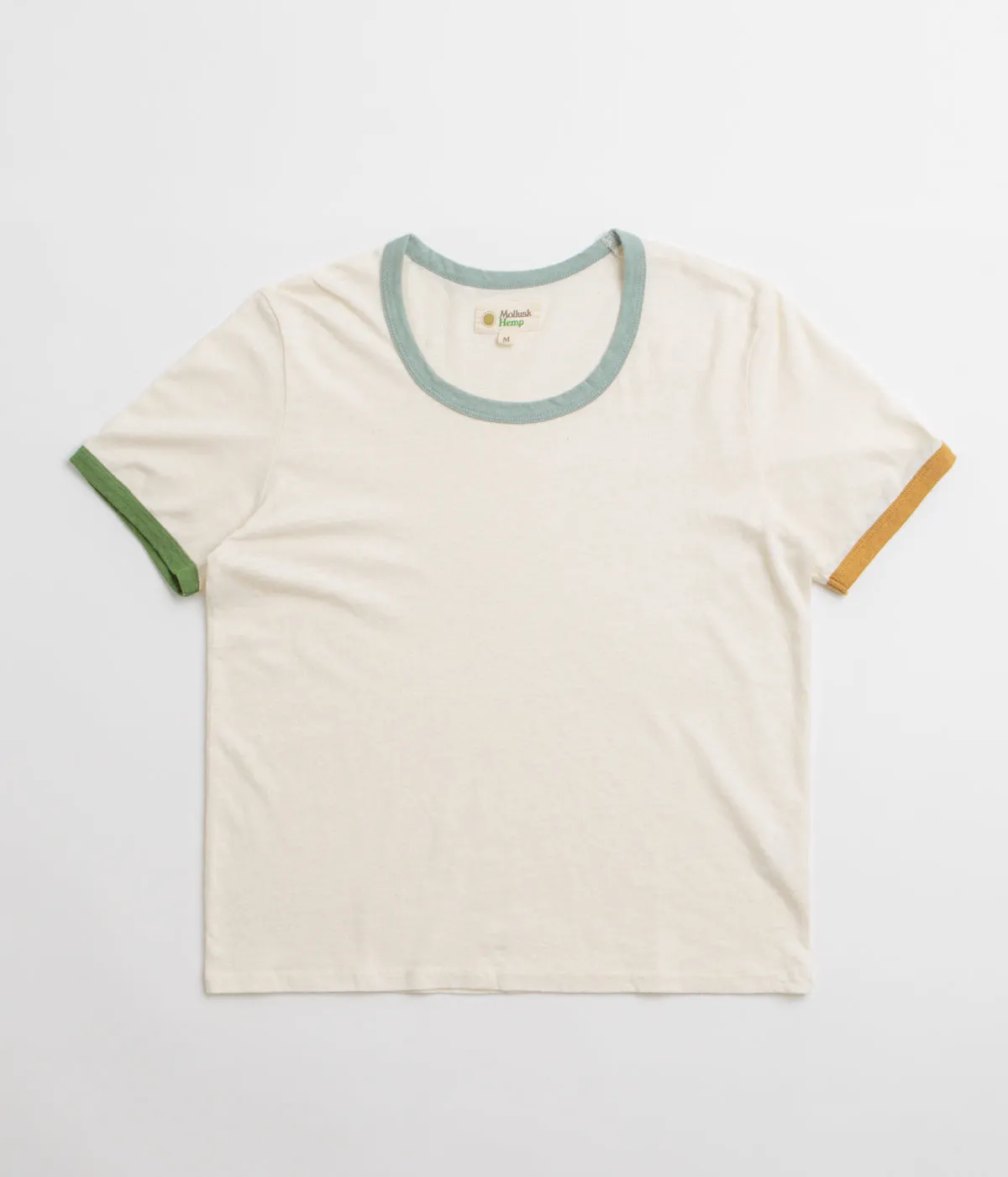 Mollusk Damen Ringer T-Shirt - Super Natural Mollusk Kleidung
