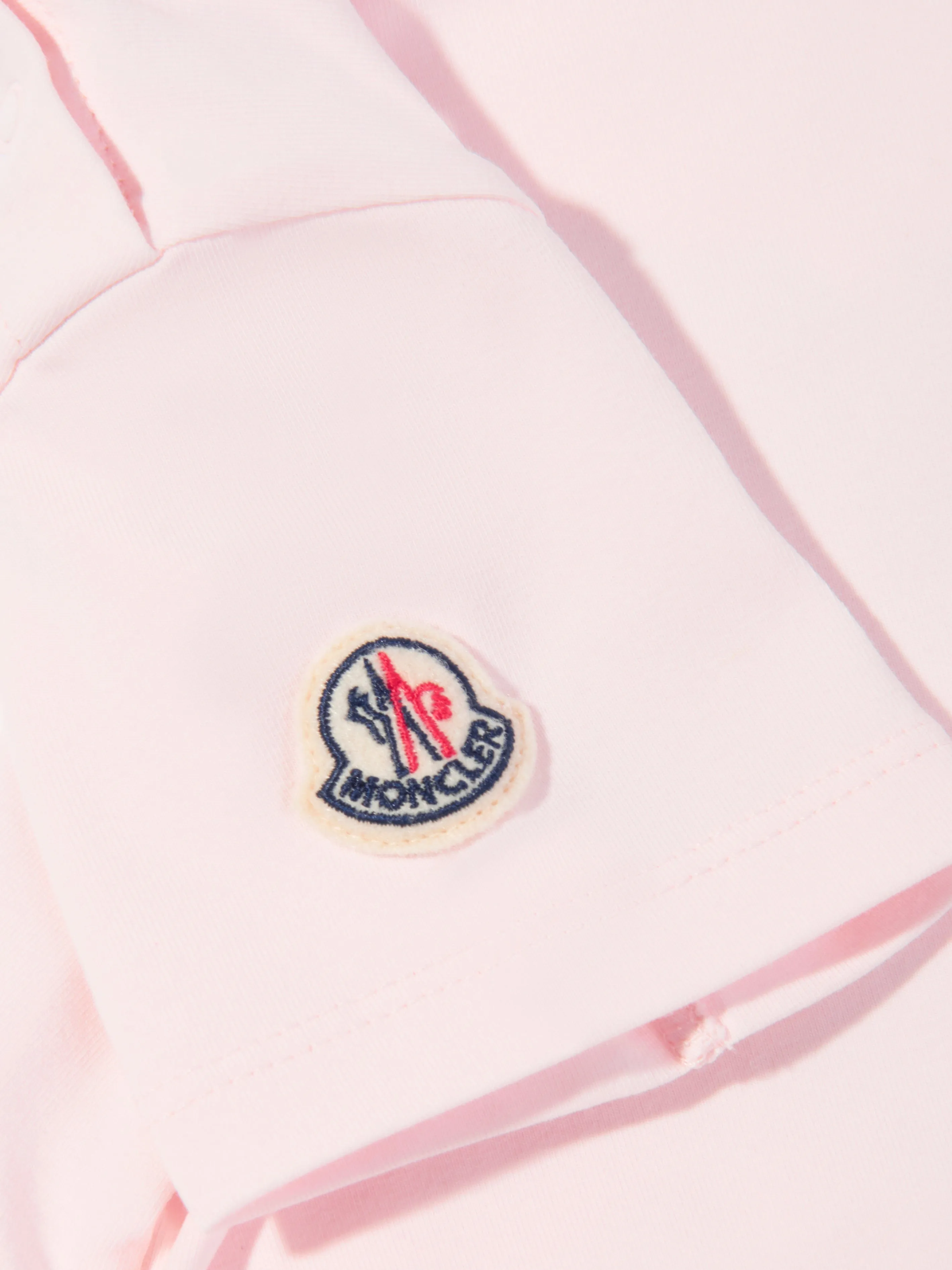 Moncler Enfant Baby Mädchen Tennis Bär T-Shirt in Rosa