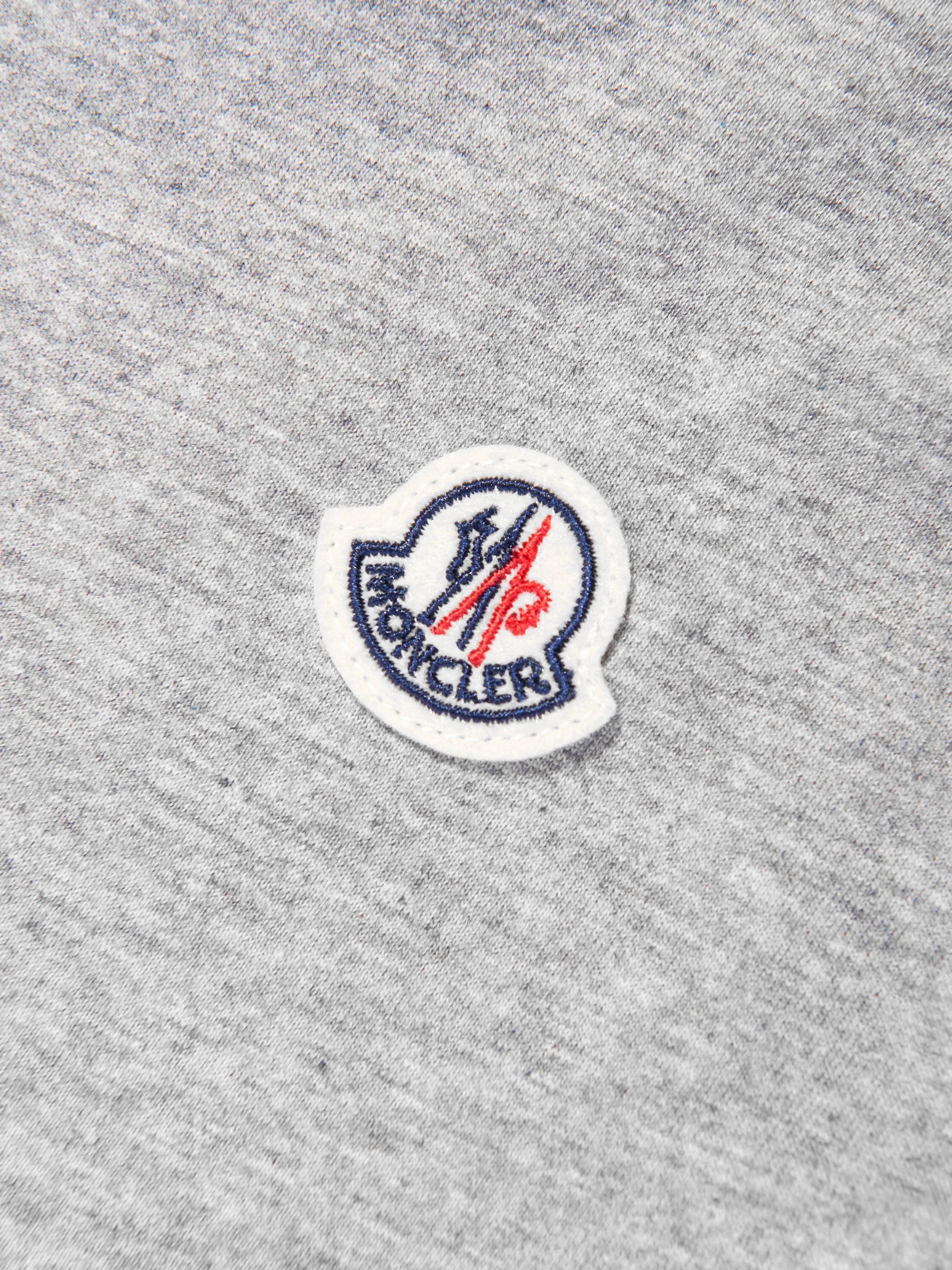 Moncler Enfant Kids Logo T-Shirt in Grau