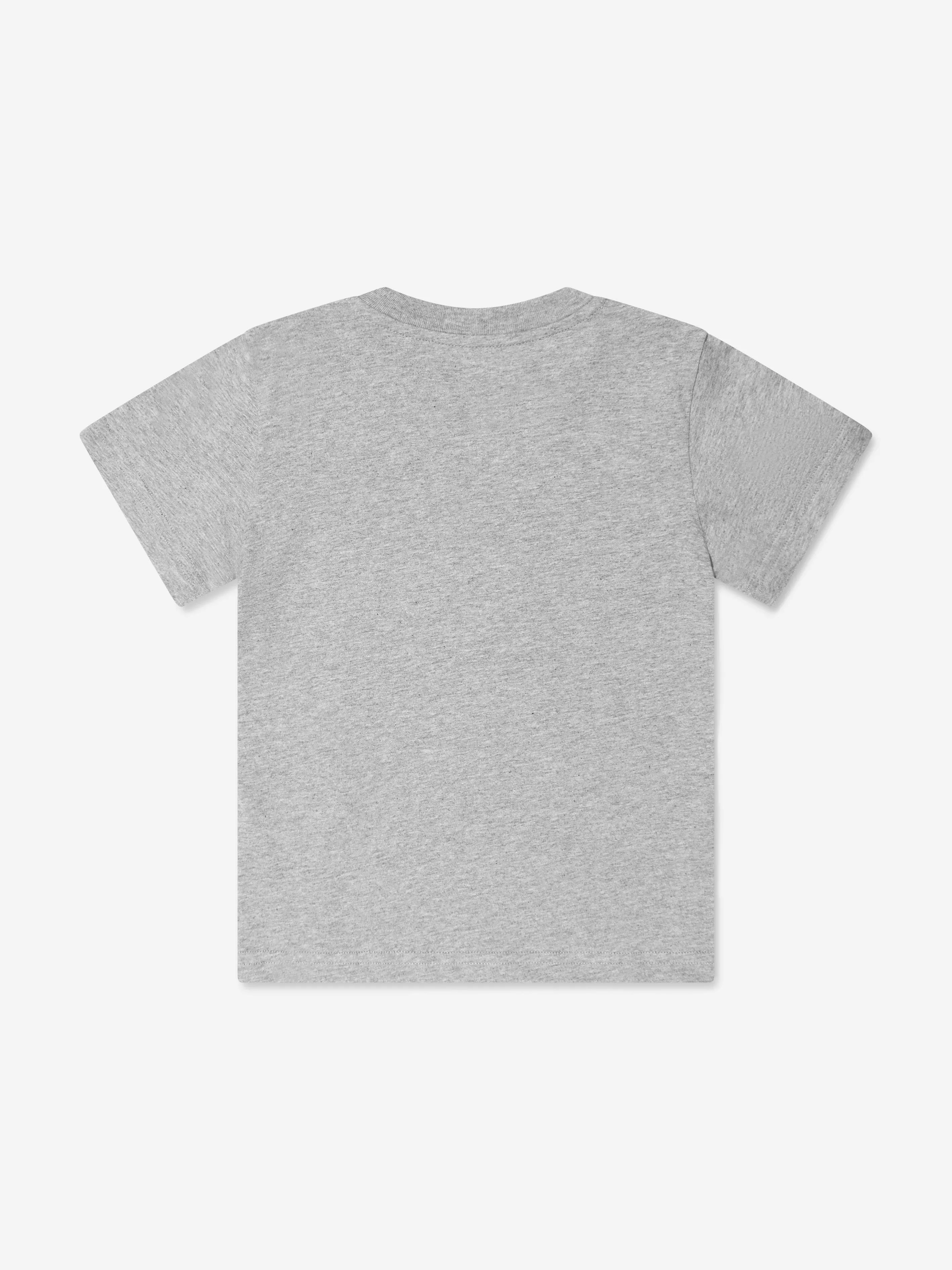 Moncler Enfant Kids Logo T-Shirt in Grau