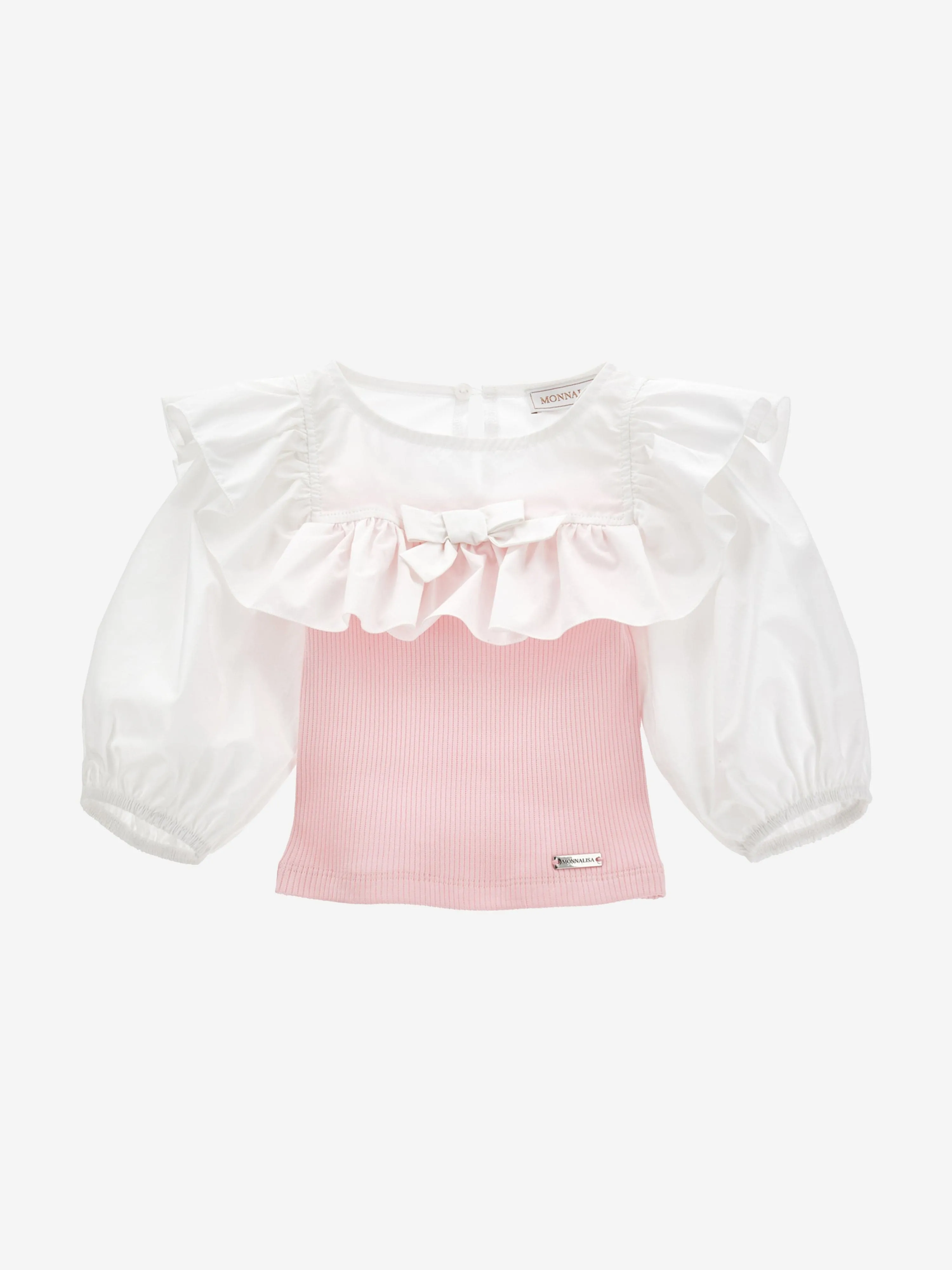 Monnalisa Mädchen Provenza Top in Rosa