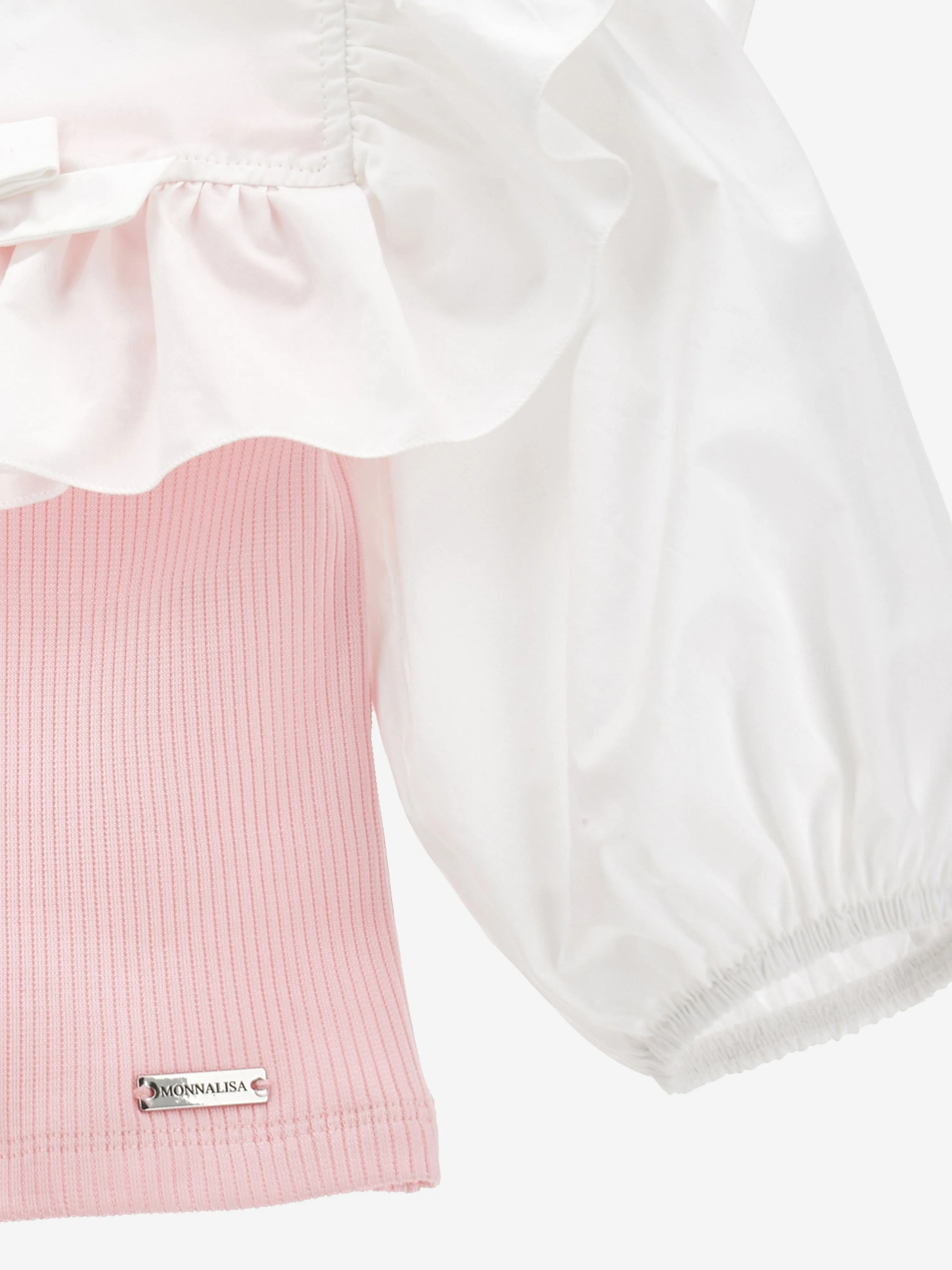 Monnalisa Mädchen Provenza Top in Rosa