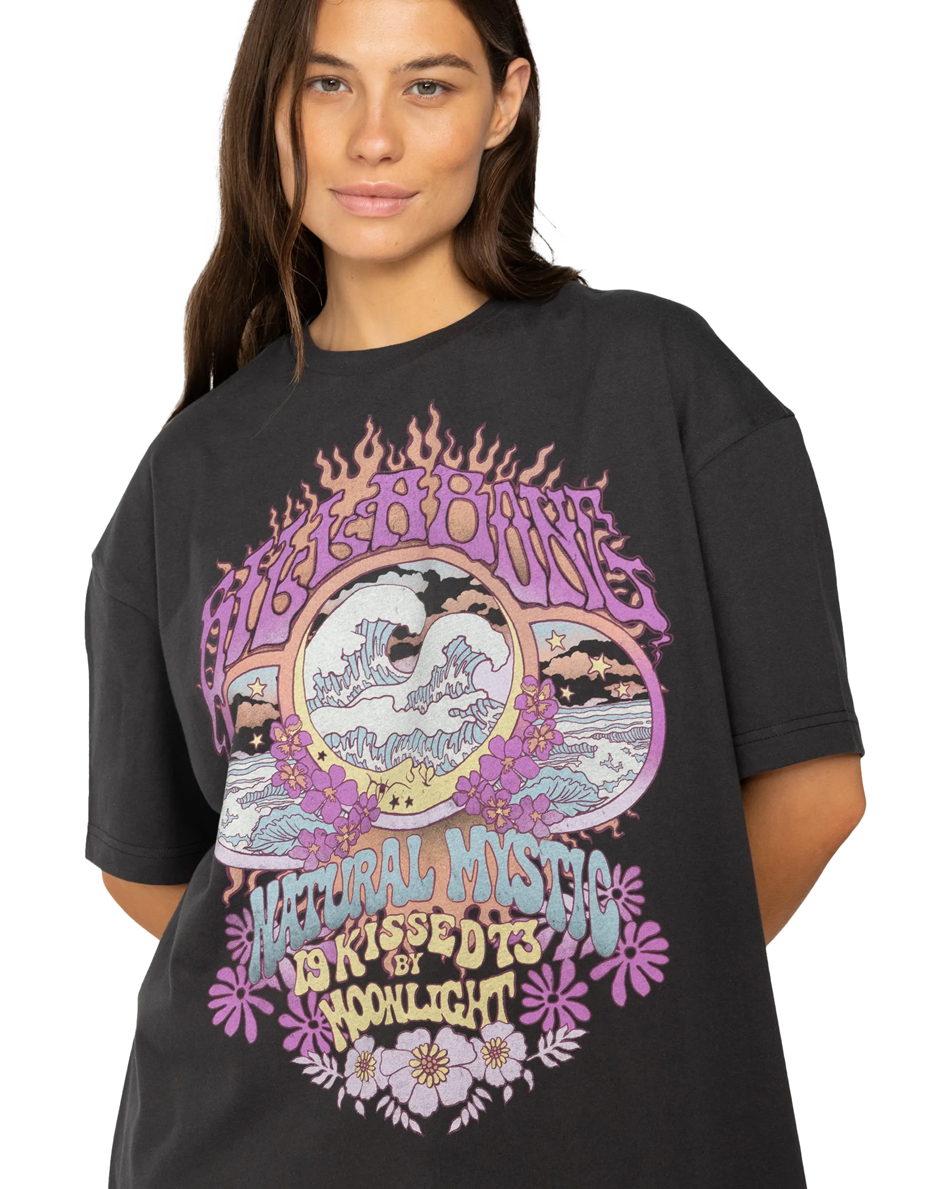 Natural Mystic T-Shirt in Off Black
