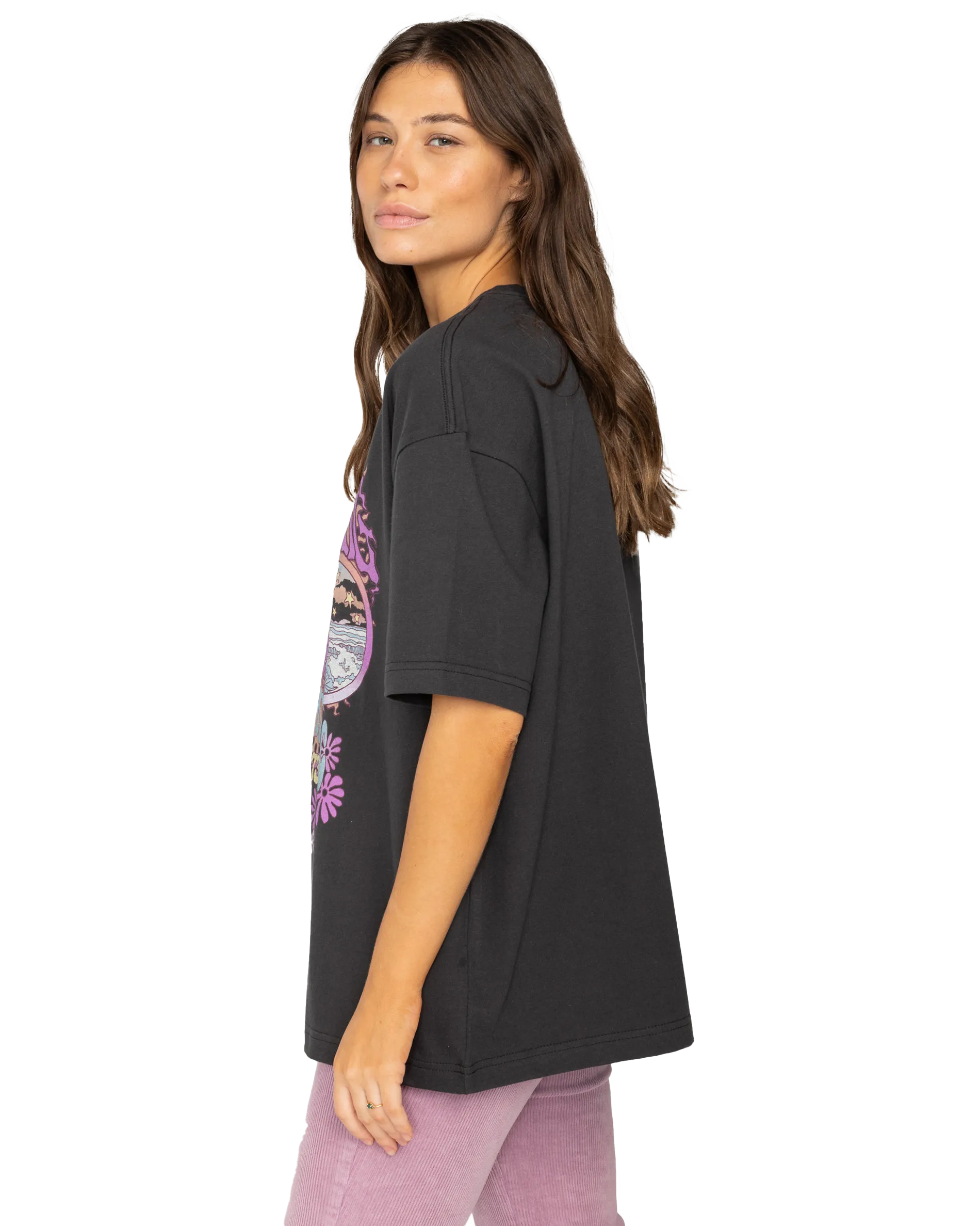 Natural Mystic T-Shirt in Off Black