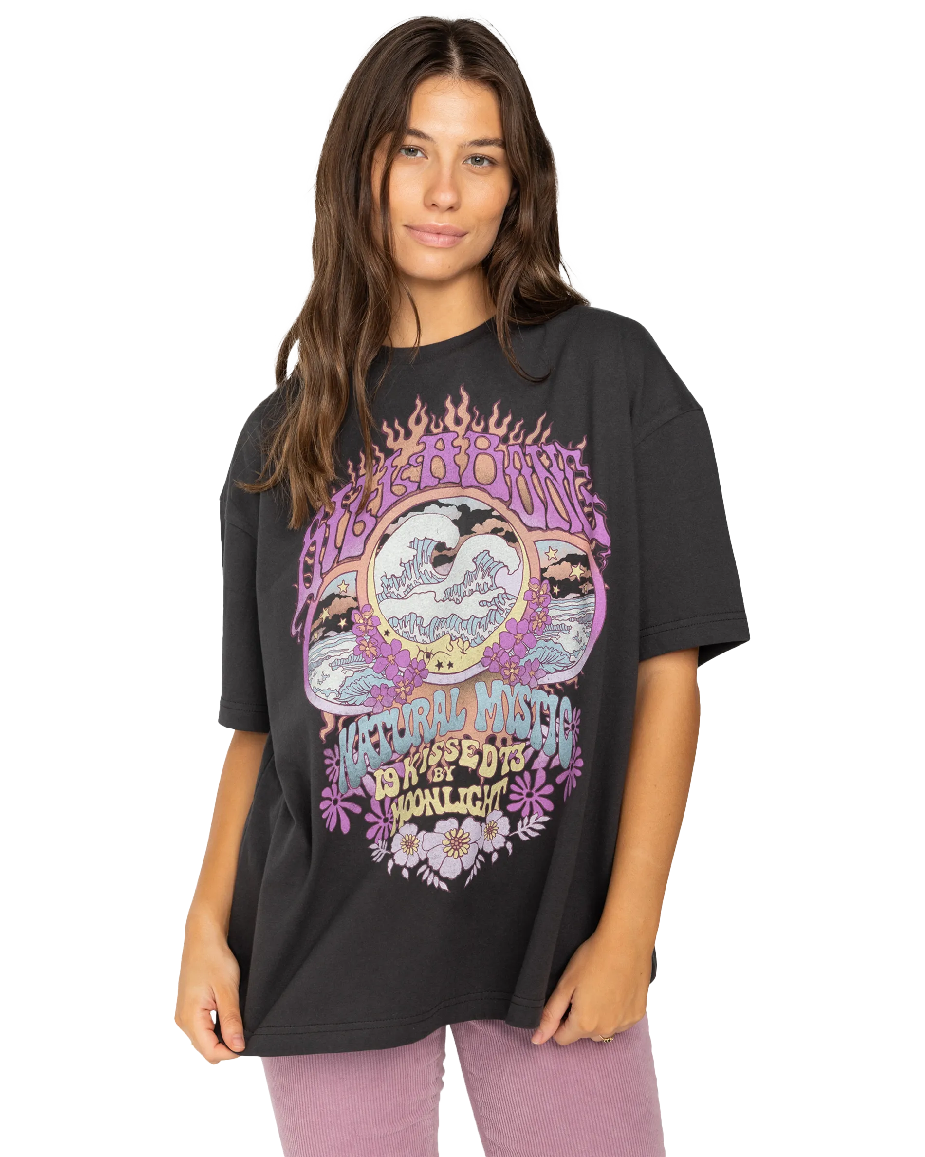 Natural Mystic T-Shirt in Off Black