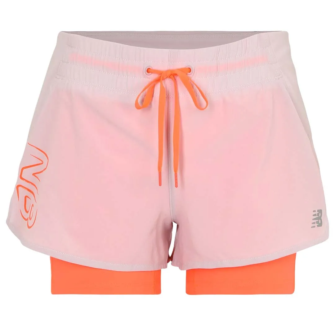 New Balance - Damen 2 in 1 Laufshorts (WS21271 SOI)
