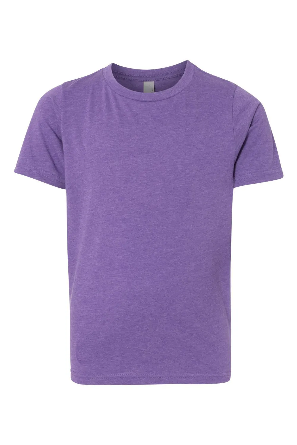 Next Level Youth CVC Jersey T-Shirt mit kurzen Ärmeln und Rundhalsausschnitt - Purple Rush