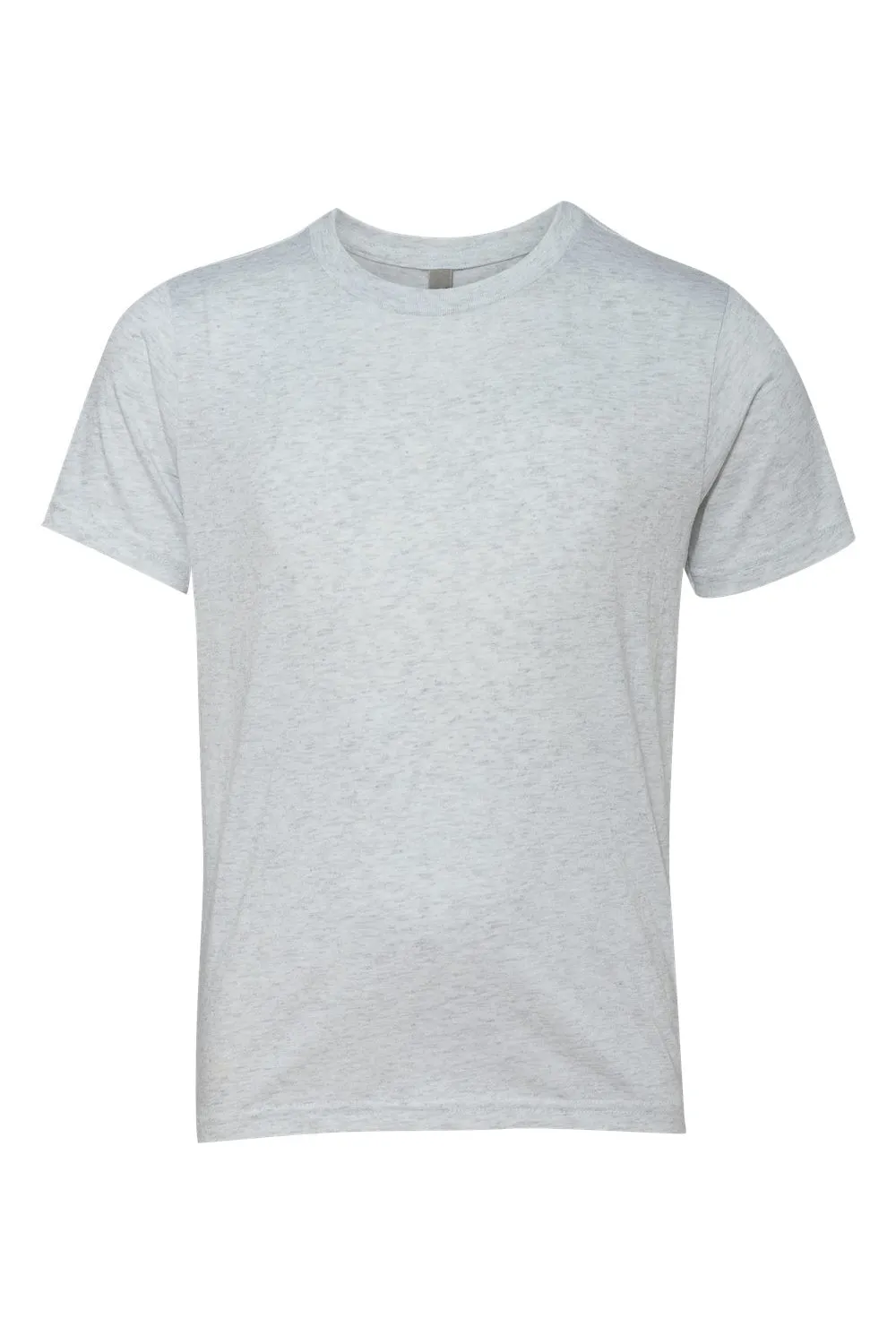 Next Level Jugend-Trikot Kurzarm Rundhals T-Shirt - Heather Weiß