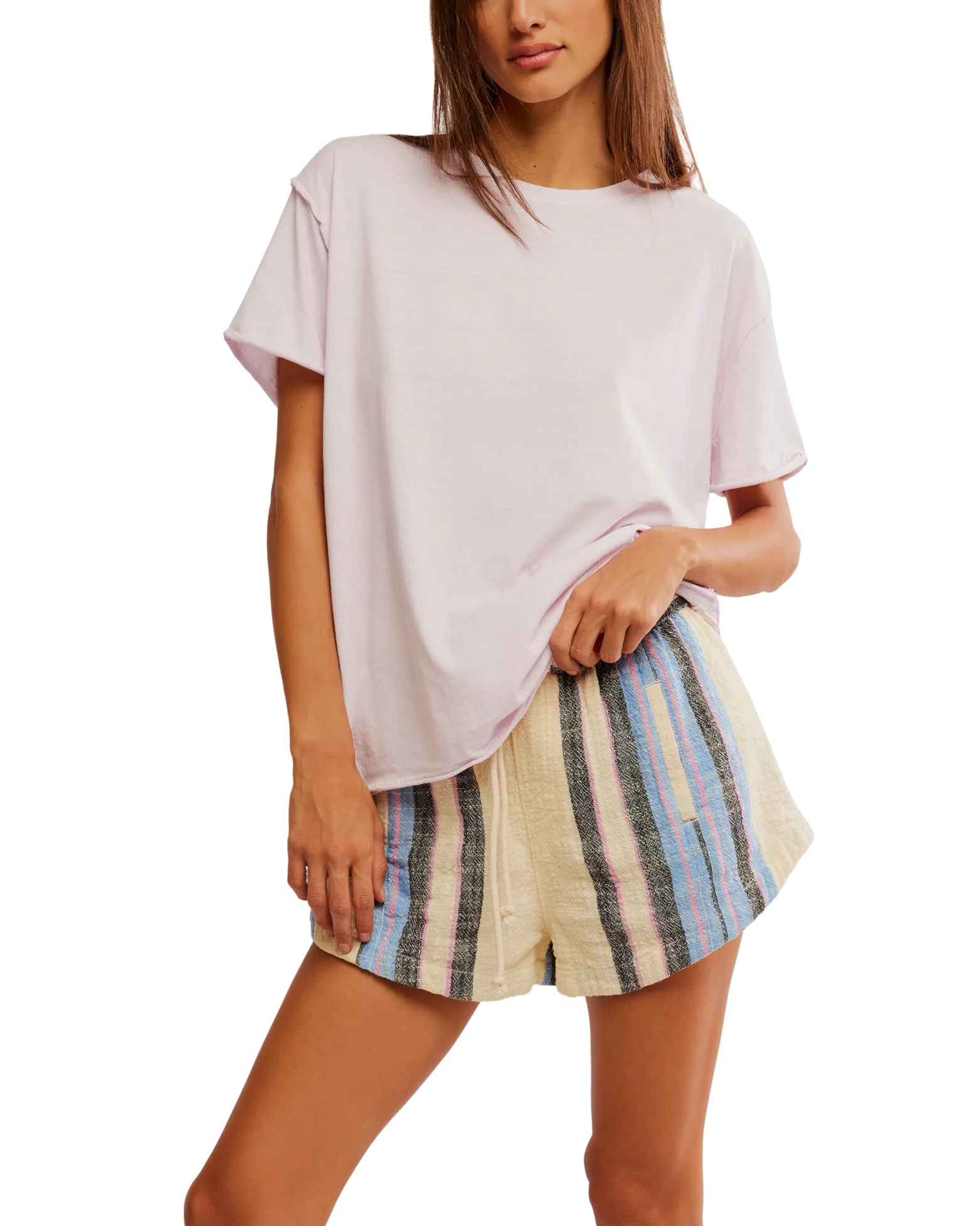 Nina T-Shirt in fallenden Blütenblättern