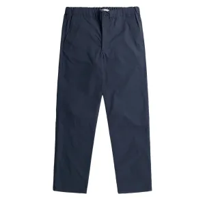 Norse Projects Ezra Relaxed Solotex Twill Hose Dunkelblau