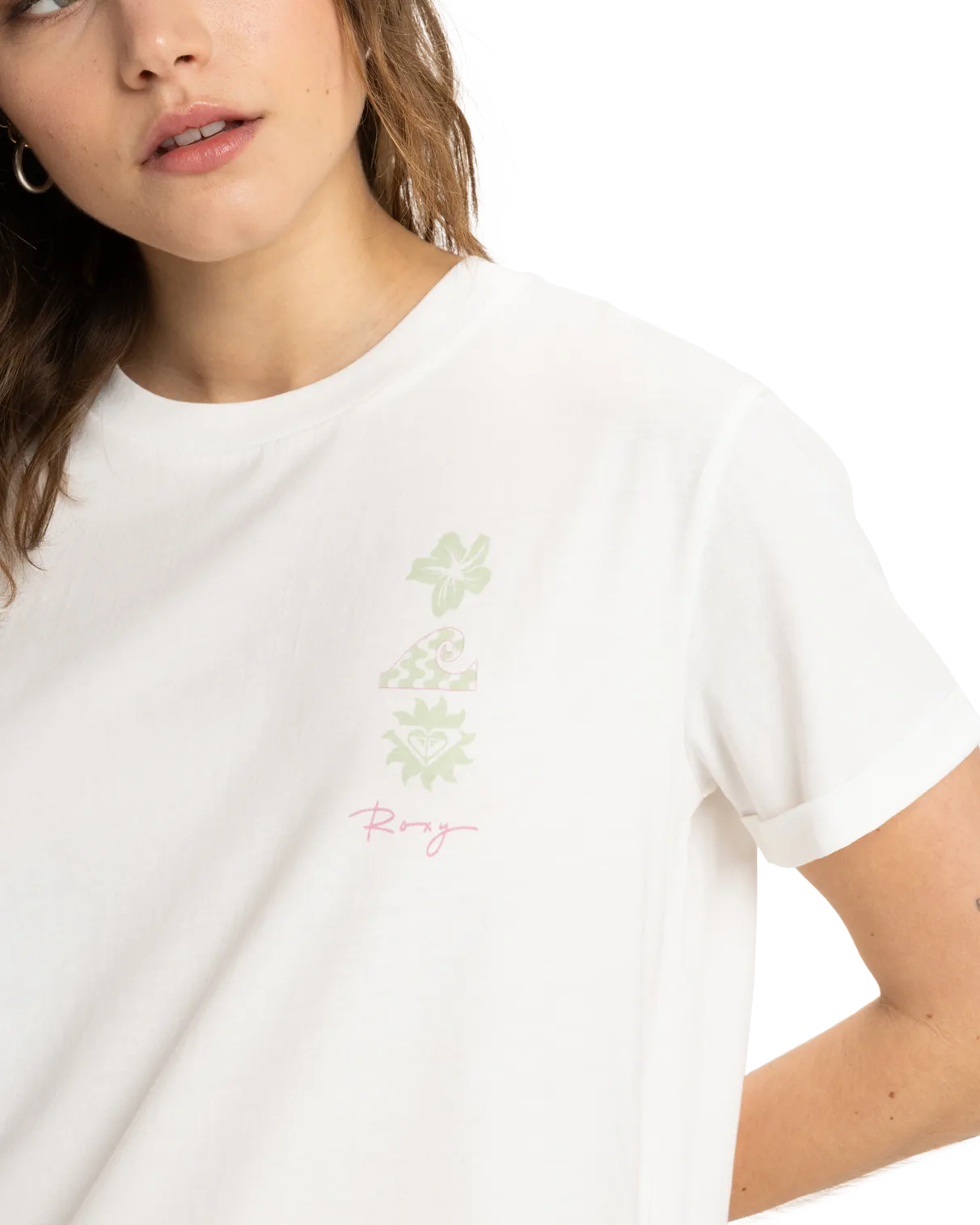 Oceanregular Art T-Shirt in Silberreiher