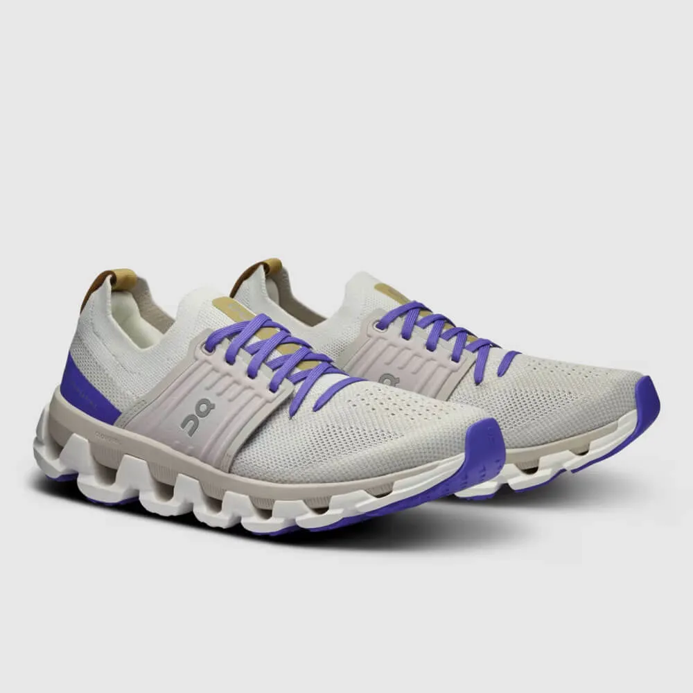 On Women's Cloudswift 3 Schuhe - Weiß / Blaubeere On Cloud Schuhe