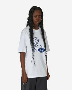 Oval Pee Boy T-Shirt Weiß