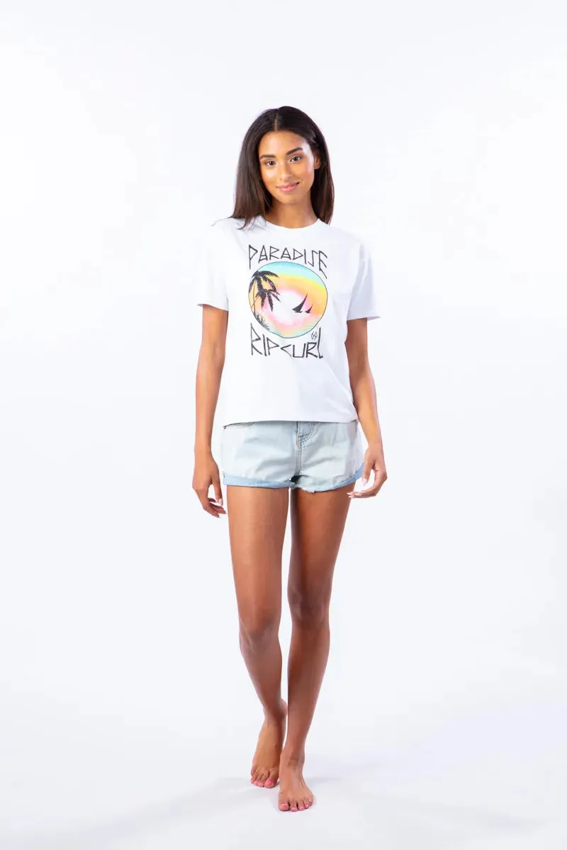 Paradise Entspanntes S/S T-Shirt