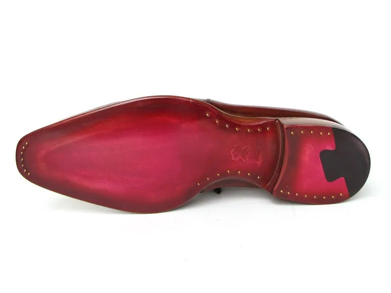 Paul Parkman Schuhe Paul Parkman Herren Goodyear rahmengenähte Derby-Schuhe mit quadratischer Spitze und Schürze in Braun