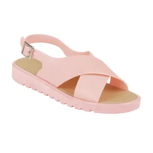 Rosa Flache Schuhe