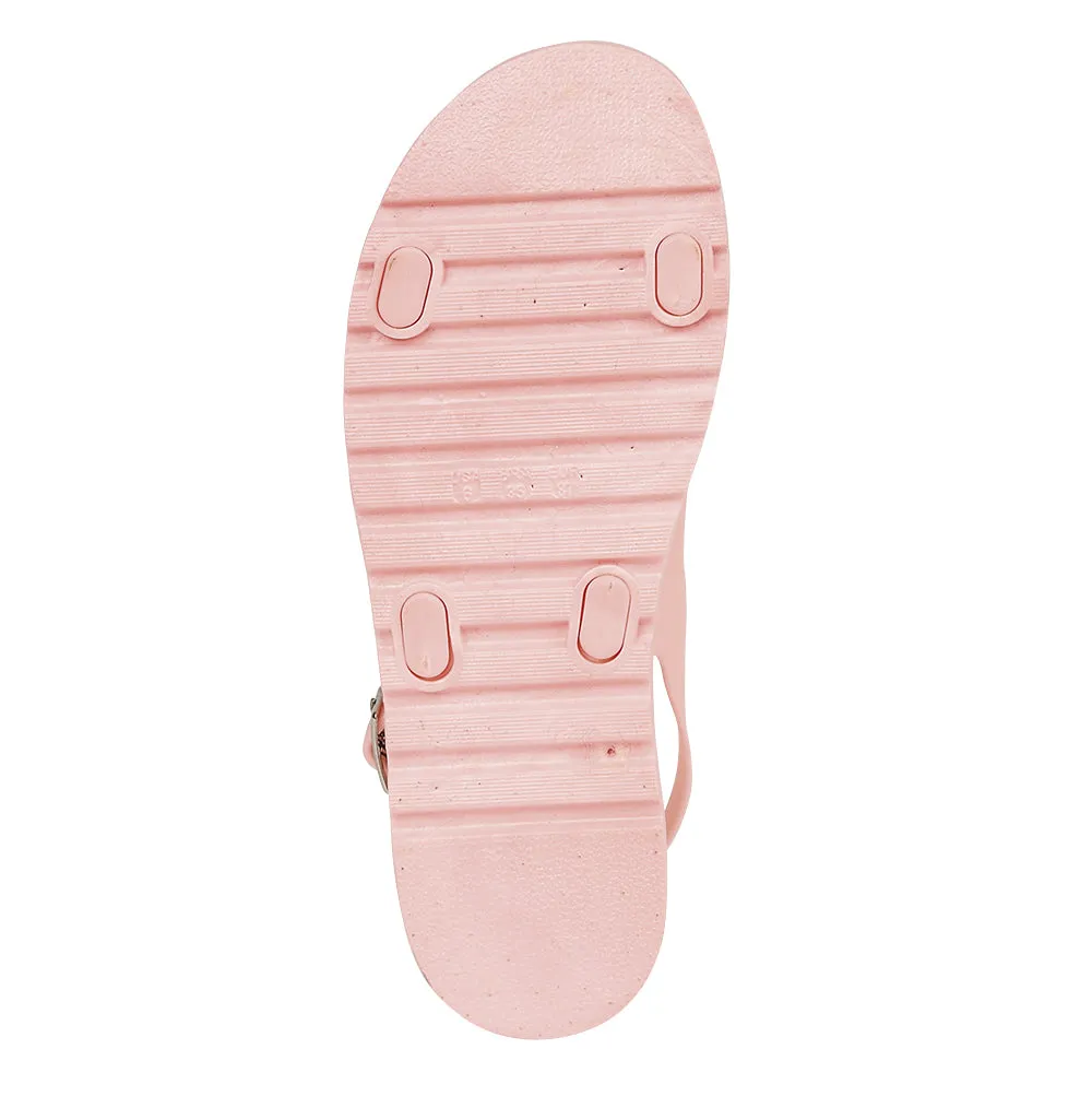 Rosa Flache Schuhe