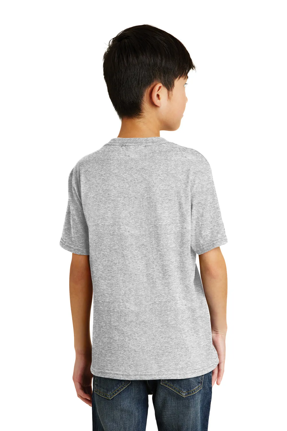 Port & Company Jugend Basic Kurzarm T-Shirt - Aschgrau