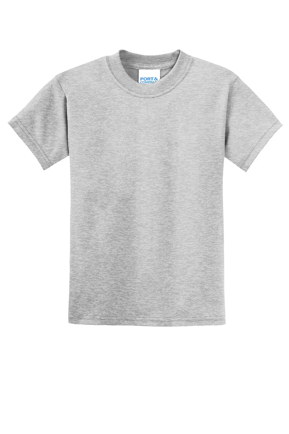 Port & Company Jugend Basic Kurzarm T-Shirt - Aschgrau