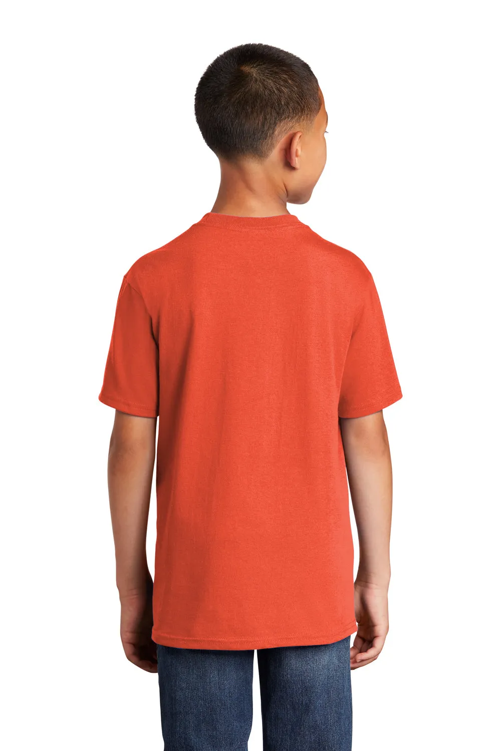 Port & Company Youth Core Kurzarm T-Shirt mit Rundhalsausschnitt - Orange