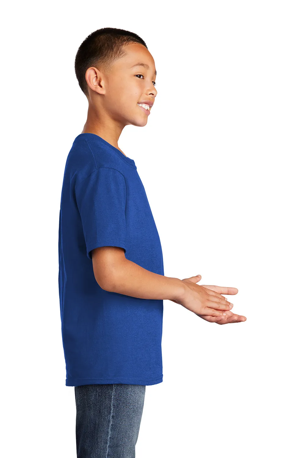 Port & Company Jugend Basic Kurzarm T-Shirt - Echtes Königsblau
