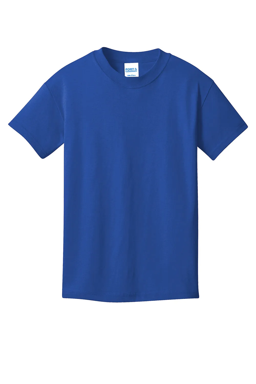 Port & Company Jugend Basic Kurzarm T-Shirt - Echtes Königsblau