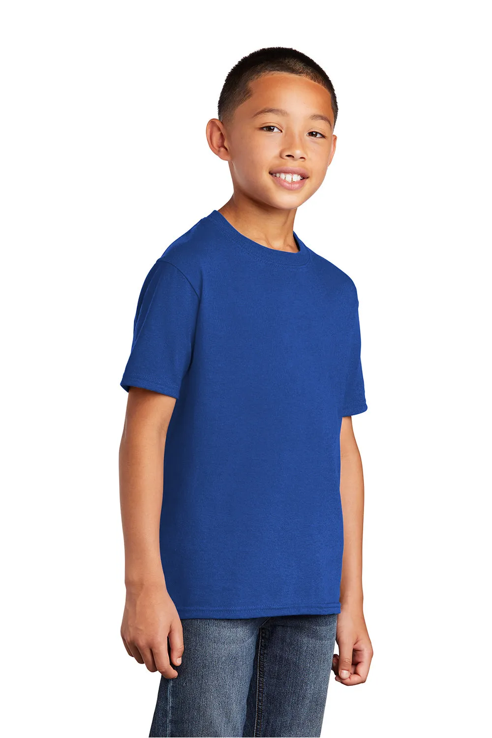 Port & Company Jugend Basic Kurzarm T-Shirt - Echtes Königsblau
