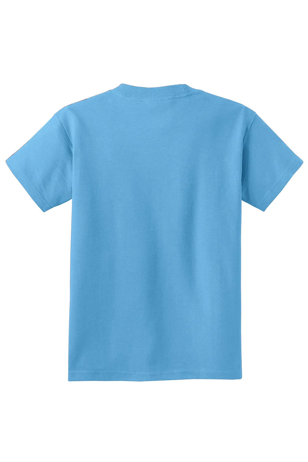 Port & Company Jugend Essential Kurzarm Rundhals T-Shirt - Aquamarinblau