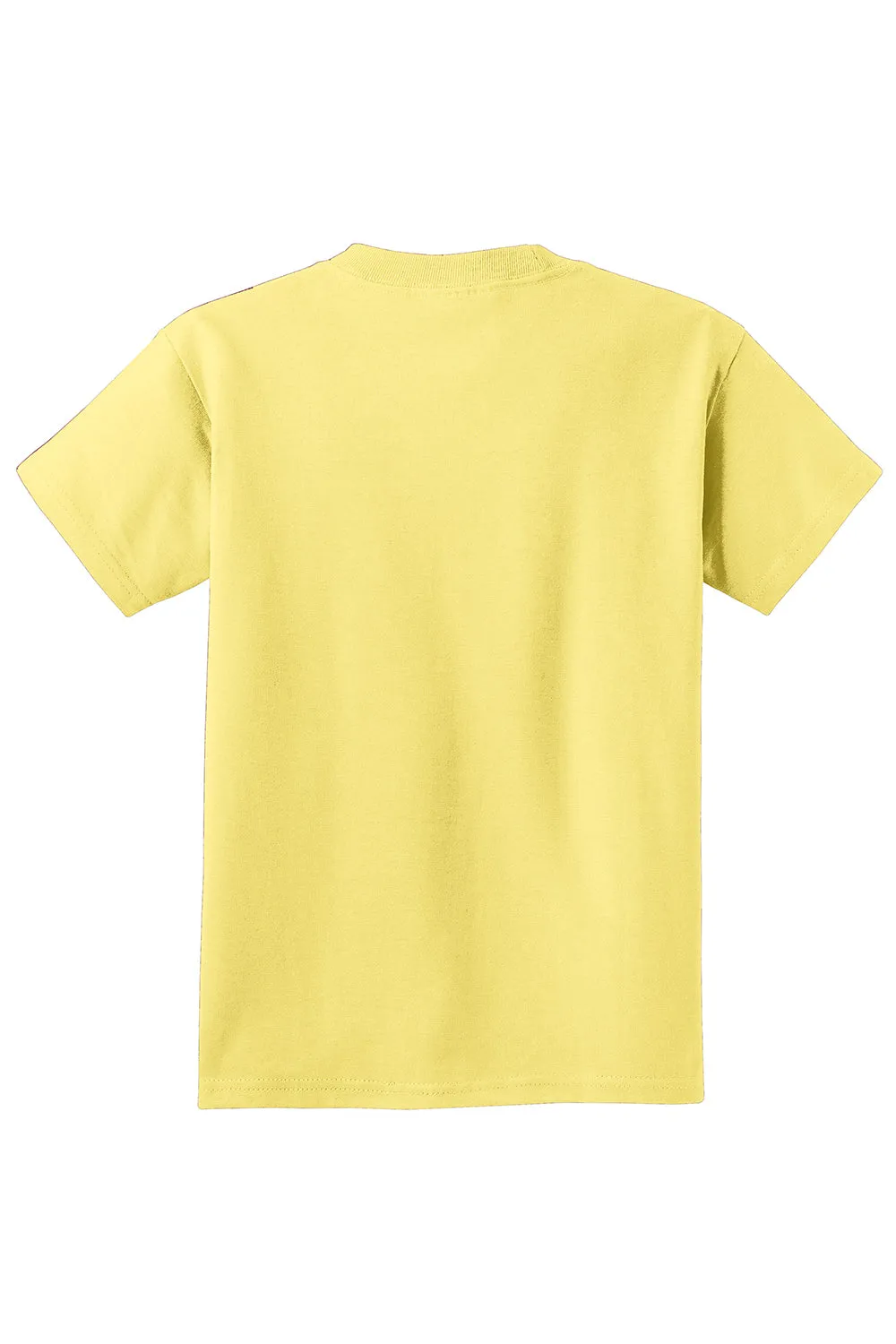 Port & Company Jugend Essential Kurzarm Rundhals T-Shirt - Gelb