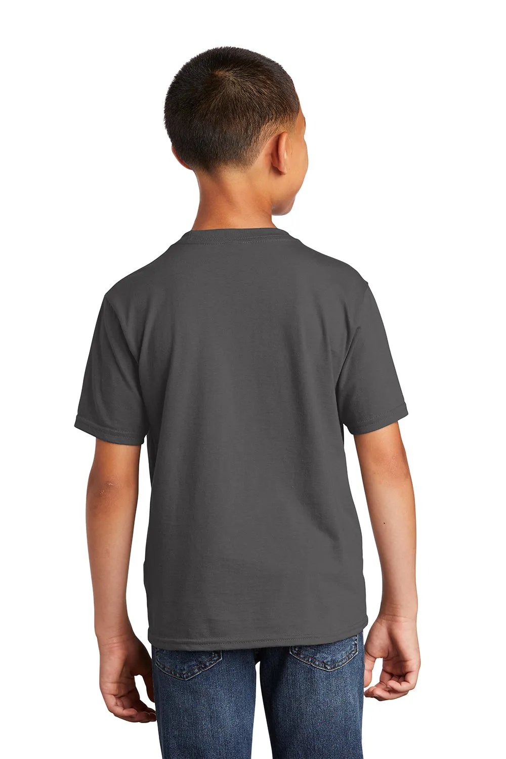 Port & Company Jugend Favorit Kurzarm Rundhals T-Shirt - Anthrazitgrau