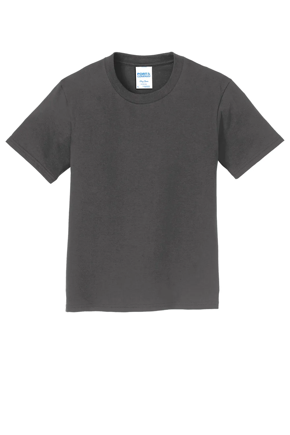 Port & Company Jugend Favorit Kurzarm Rundhals T-Shirt - Anthrazitgrau