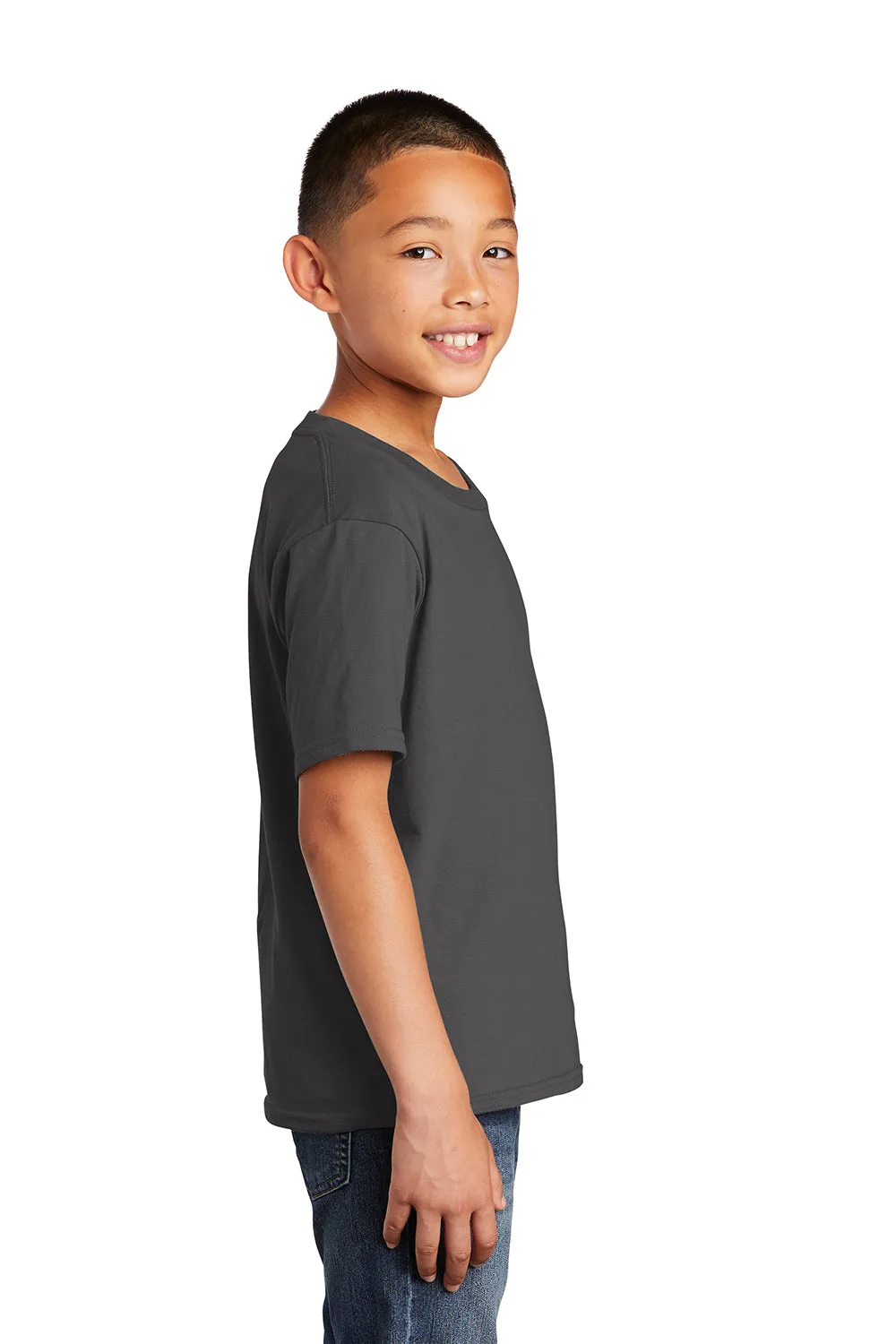 Port & Company Jugend Favorit Kurzarm Rundhals T-Shirt - Anthrazitgrau
