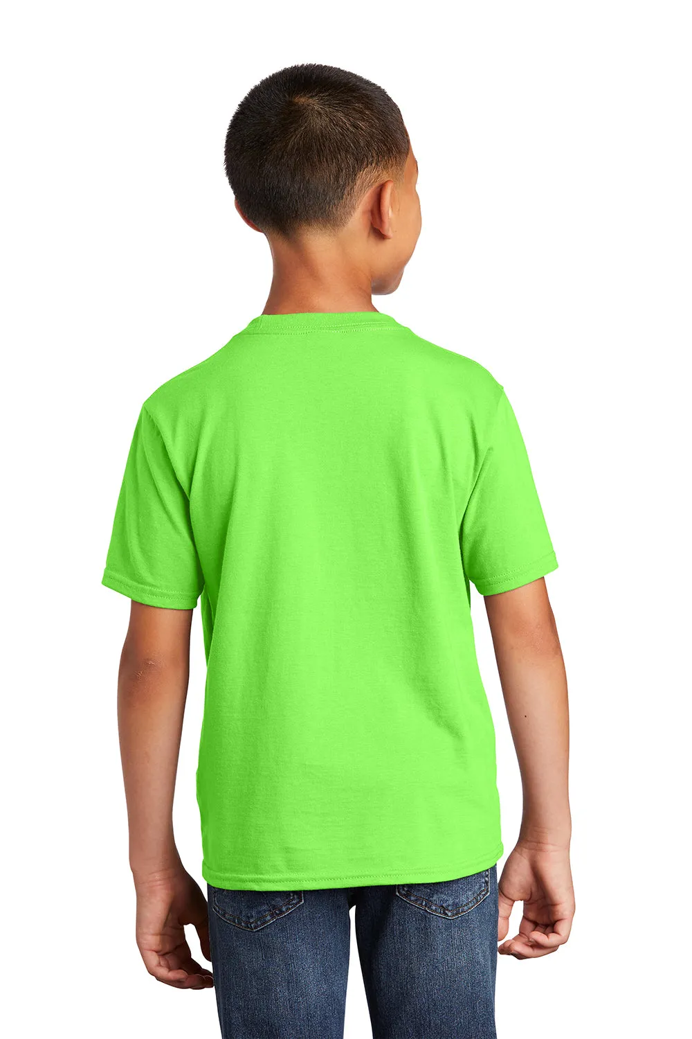 Port & Company Jugend Fan Favorit Kurzarm Rundhals T-Shirt - Blitzgrün