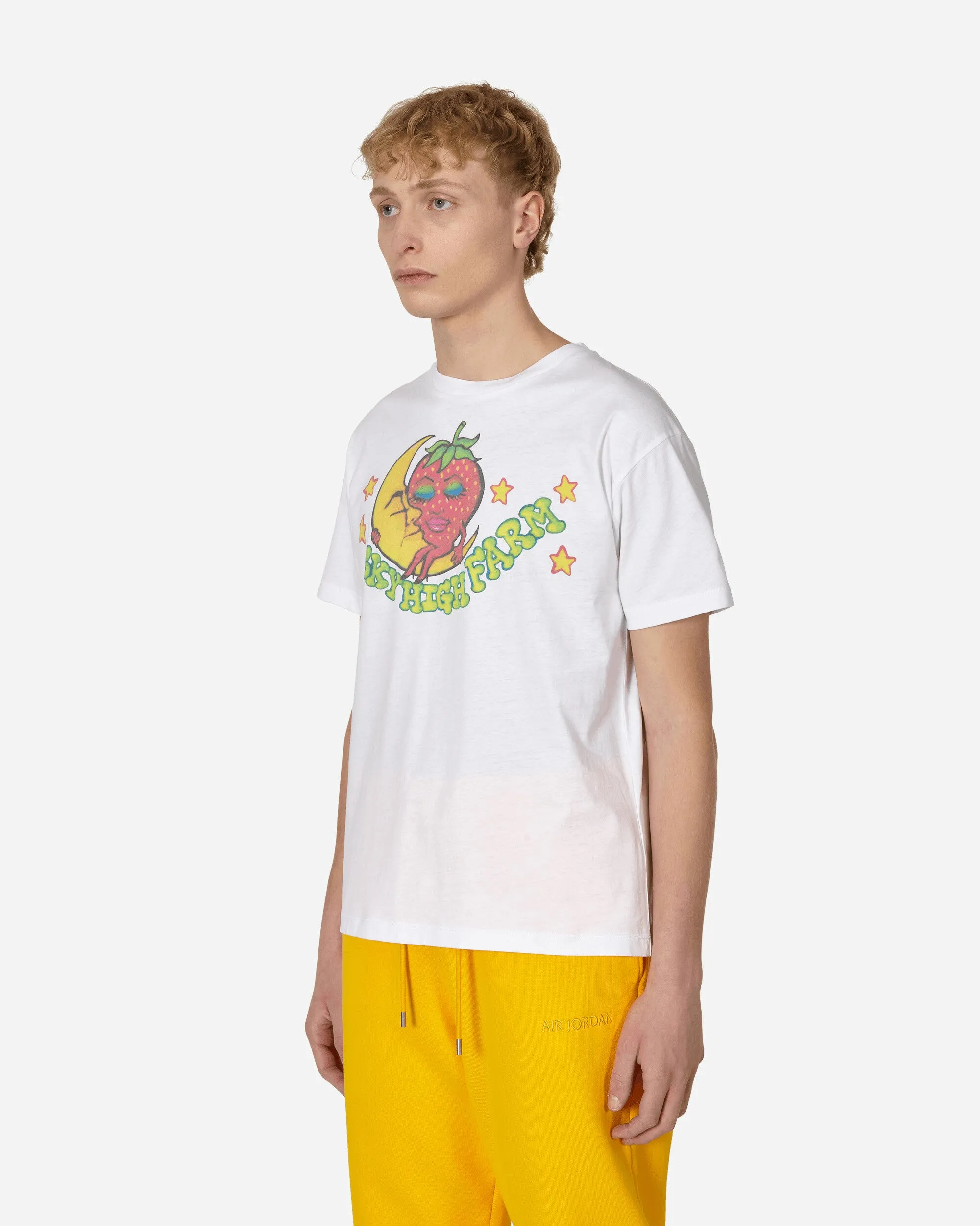 Bedrucktes T-Shirt Weiß